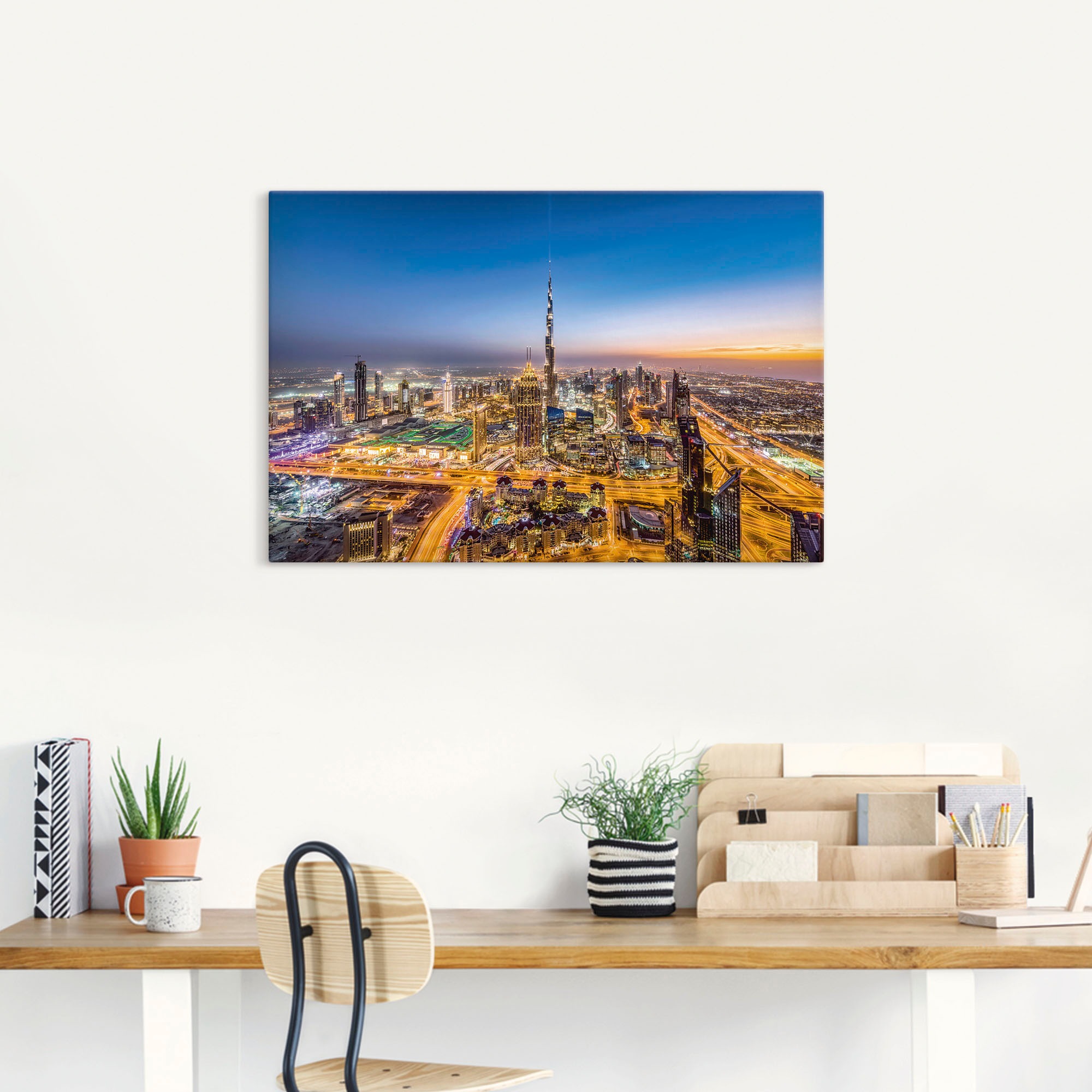 Artland Leinwandbild »Dubai IV«, Bilder von Asien, (1 St.), auf Keilrahmen gespannt