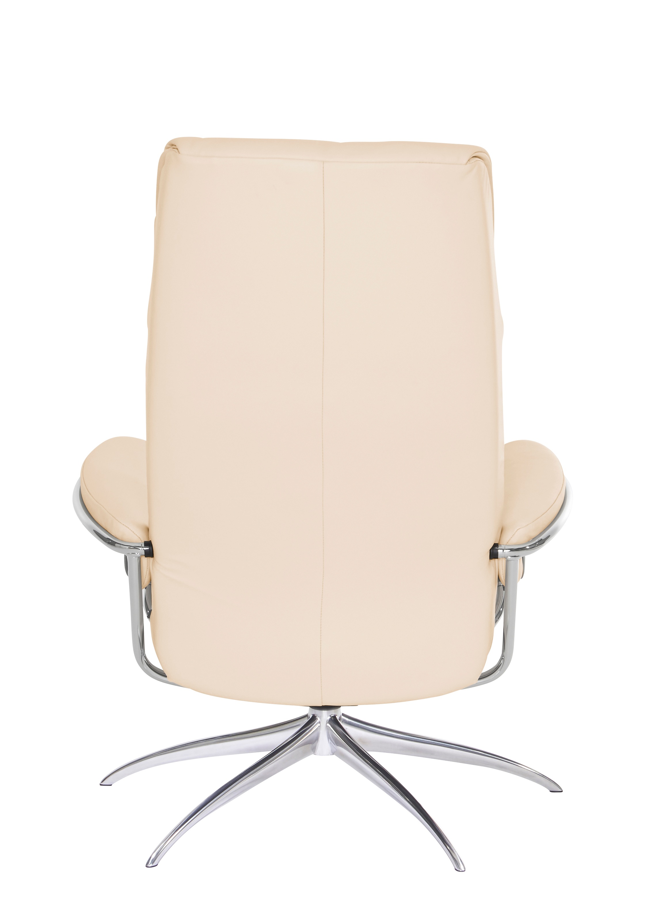 Stressless® Relaxsessel »London«, (Set, Relaxsessel mit Hocker), mit Hocker, High Back, mit Star Base, Gestell Chrom