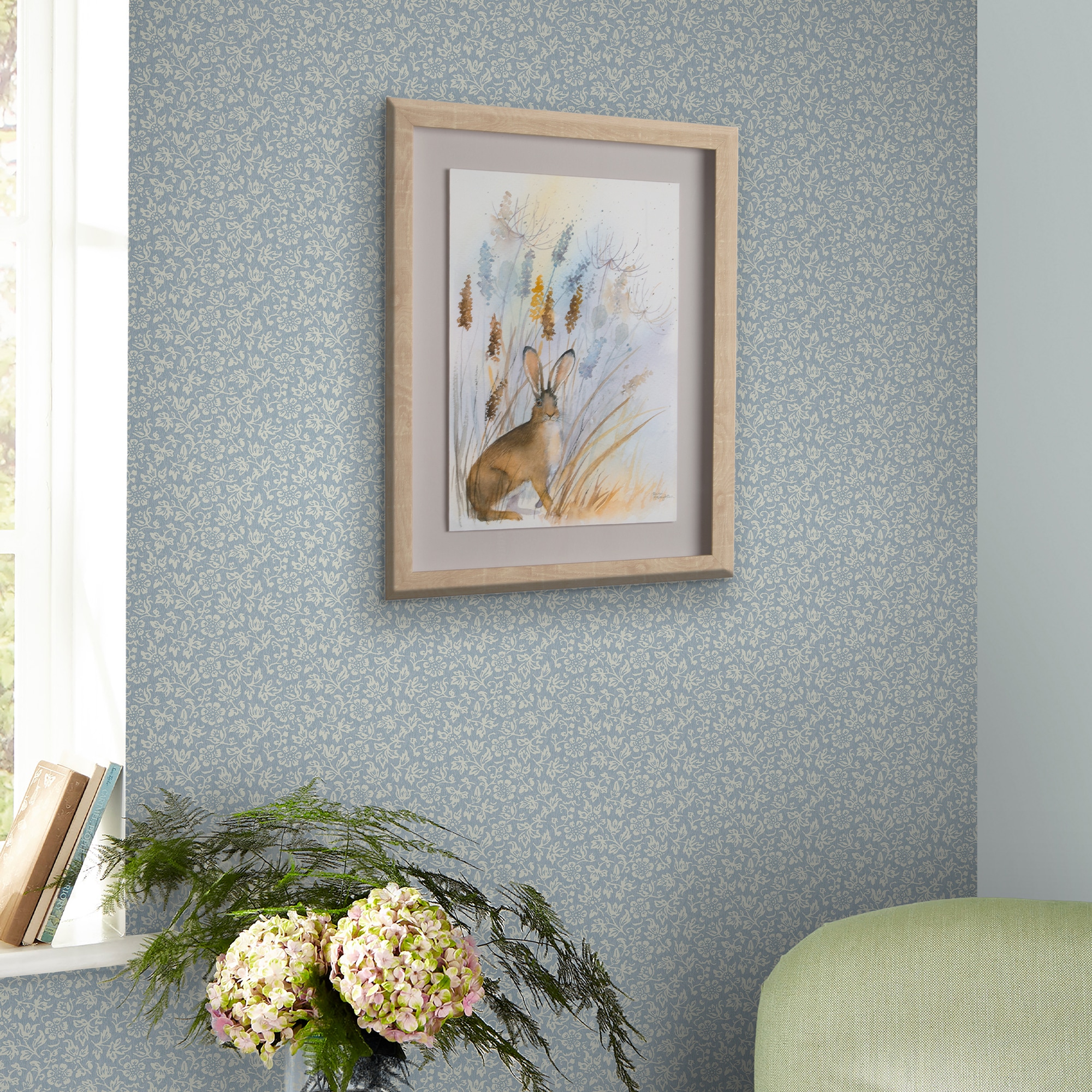 LAURA ASHLEY Vliestapete »Sweet Alyssum«, geblümt, 10mx52cm (ca. 5m2) günstig online kaufen