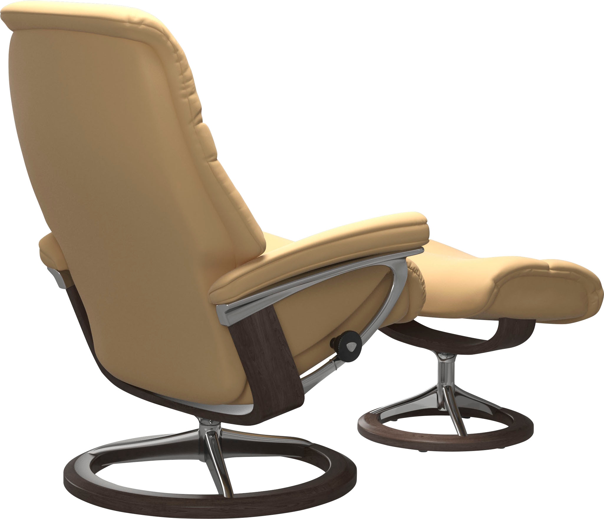Stressless® Relaxsessel »Sunrise« Relaxsessel mit Hocker,  mit Signature Base, Größe S, Gestell Wenge, in 2 Lederqualitäten lieferbar