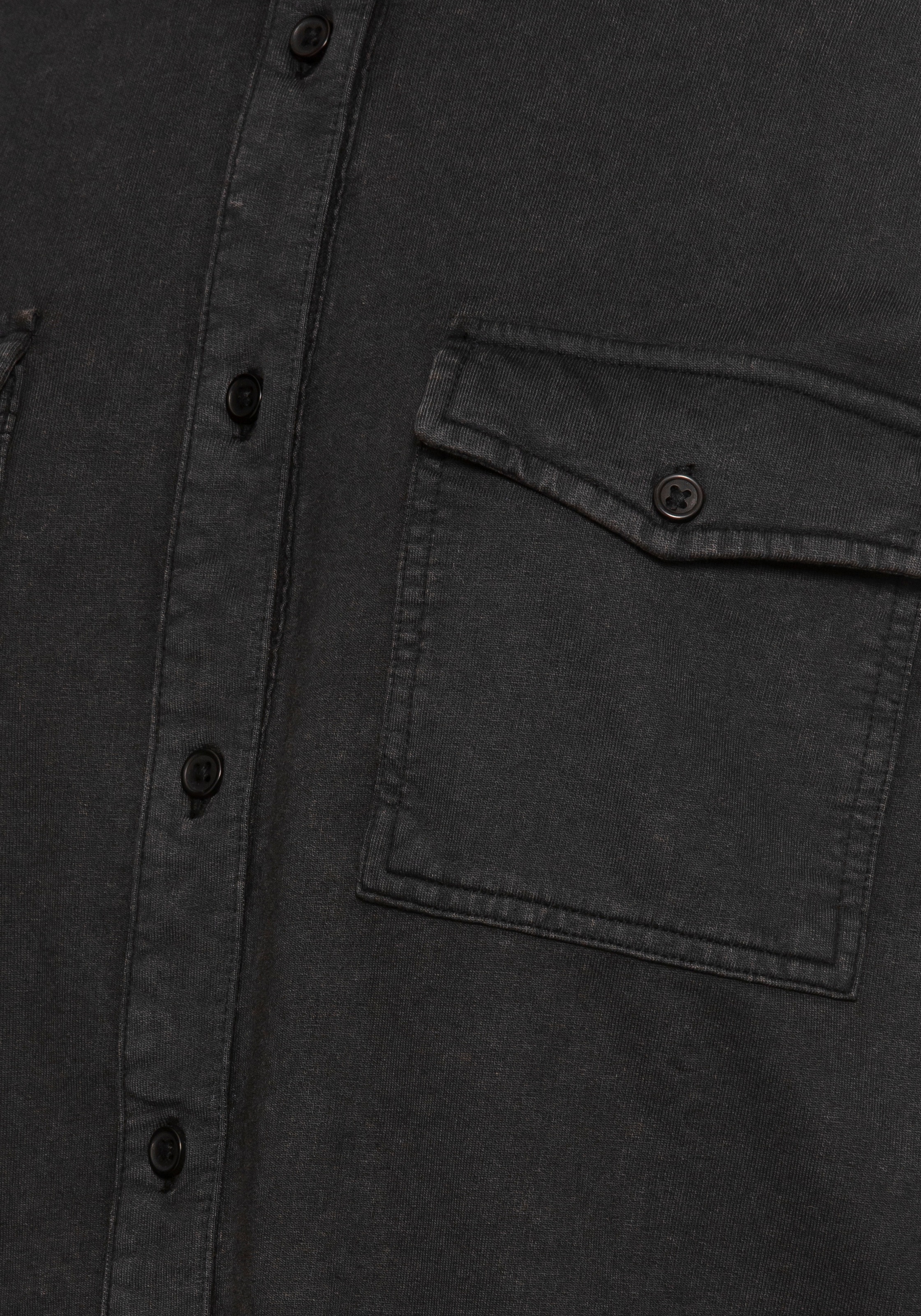 Buffalo Blusenshirt, Loungeshirt im Used-Look, Loungewear