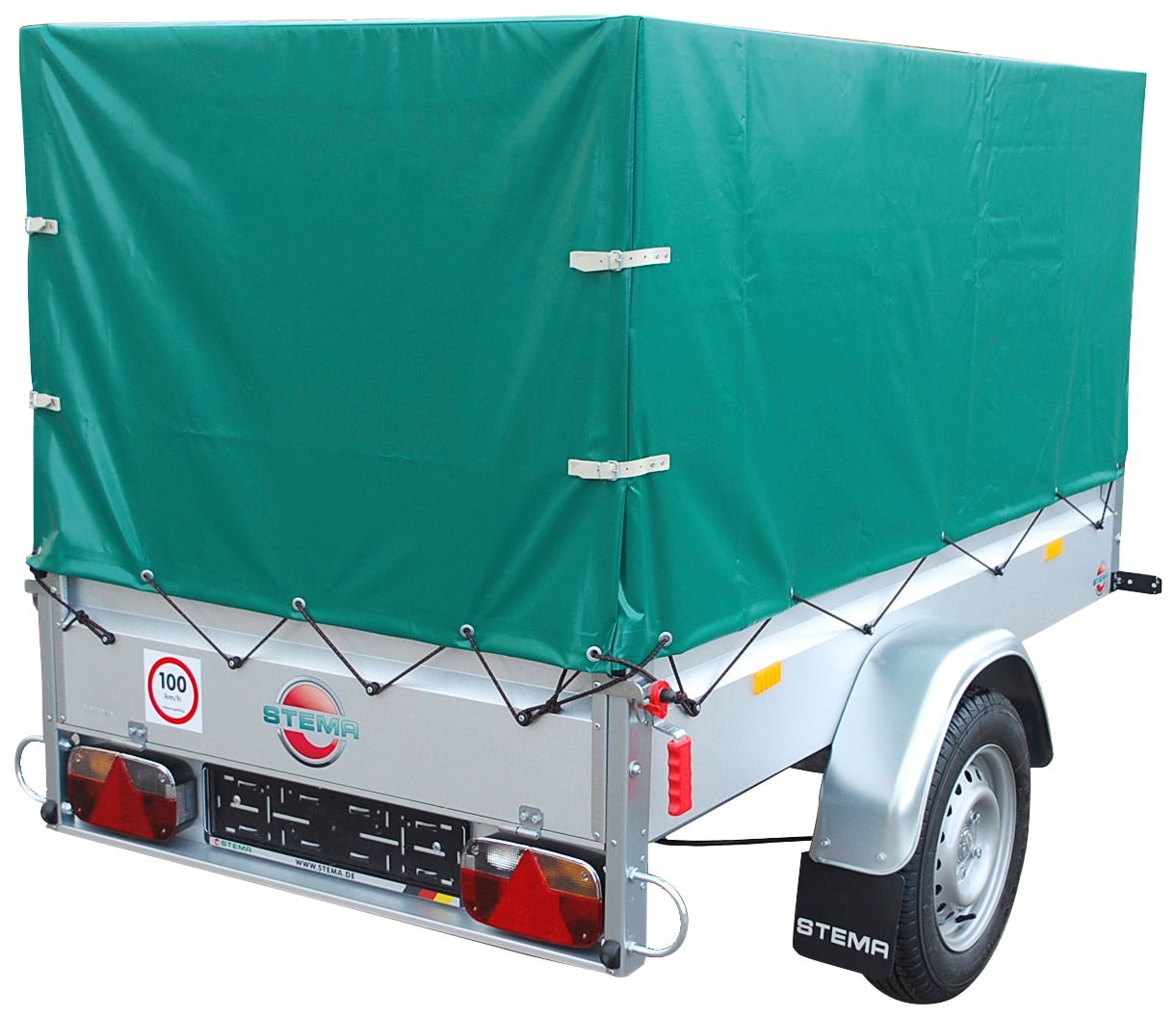 STEMA PKW-Anhänger »Basic 850 Set 80 cm und Zubehör«, gebremst