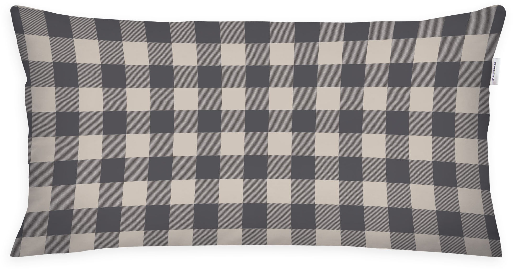 TOM TAILOR HOME Kissenbezüge »new bedroom, Classic Check, 40x40cm oder 40x80cm«, (1 St.), Wendedesign mit Markenreißverschluss