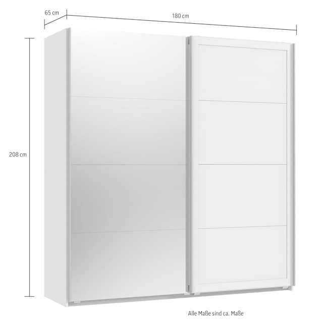 Landhausoptik, mit Schwebetürenschrank Wimex kaufen Raten »Chalet«, Spiegeltür in auf