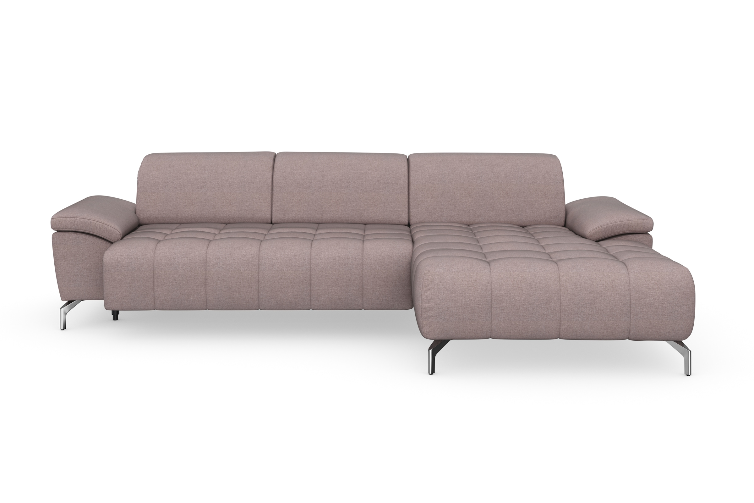 sit&more Ecksofa "Cool L-Form", wahlweise mit Kopfteilverstellung und Vorzi günstig online kaufen