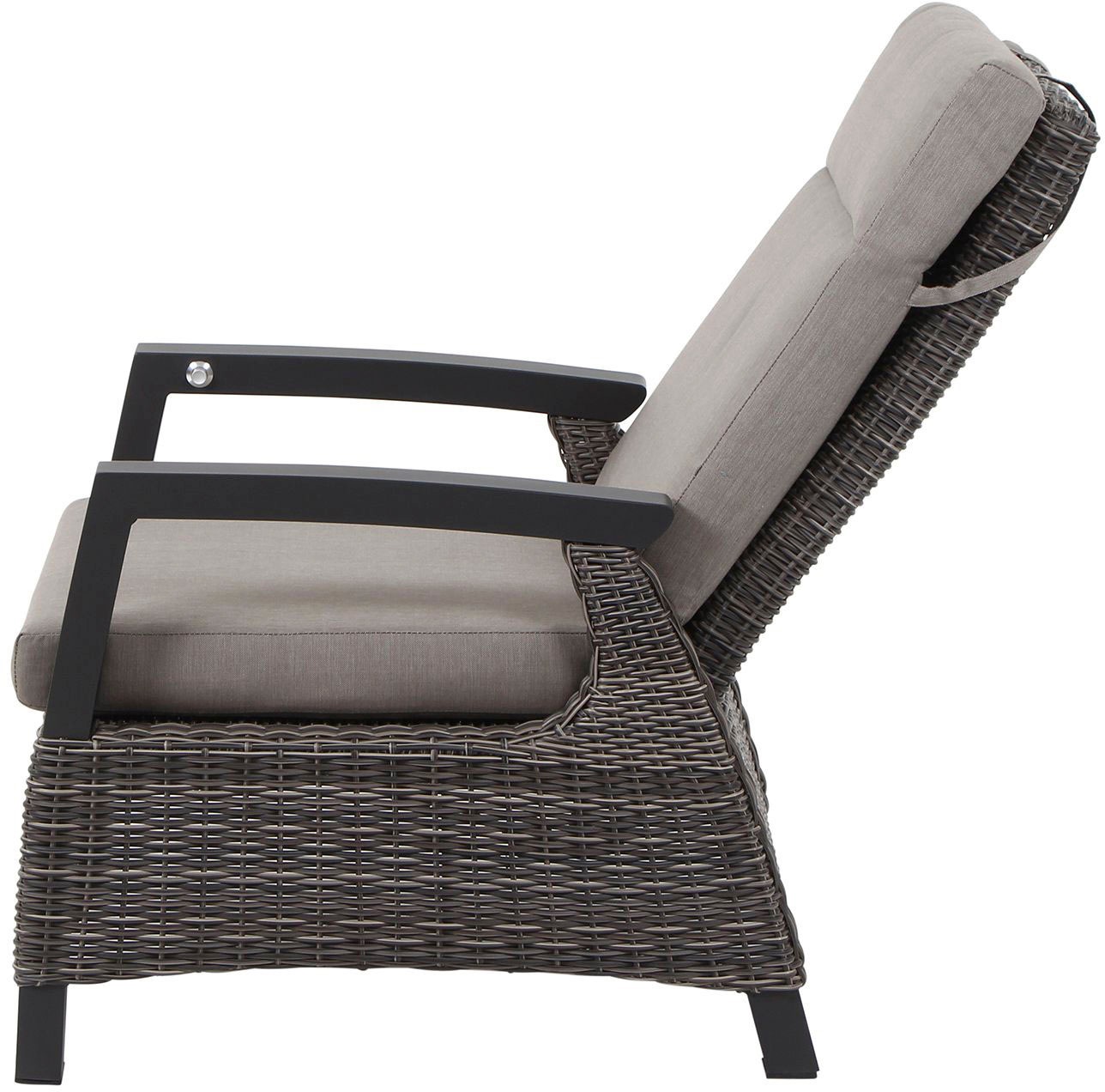 Siena Garden Gartenlounge-Set »Corido«, (Set, 8 tlg.), bestehend aus 4 Sesseln und 4 Auflagen
