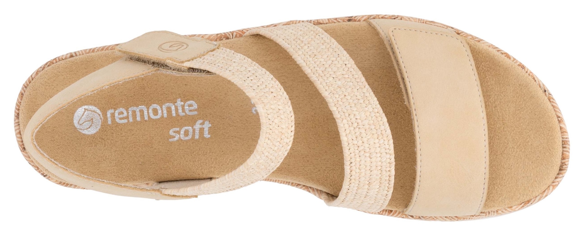 Remonte Keilsandalette  Riemchensandale, Bequemschuh, Sommerschuh mit Soft-Fußbett
