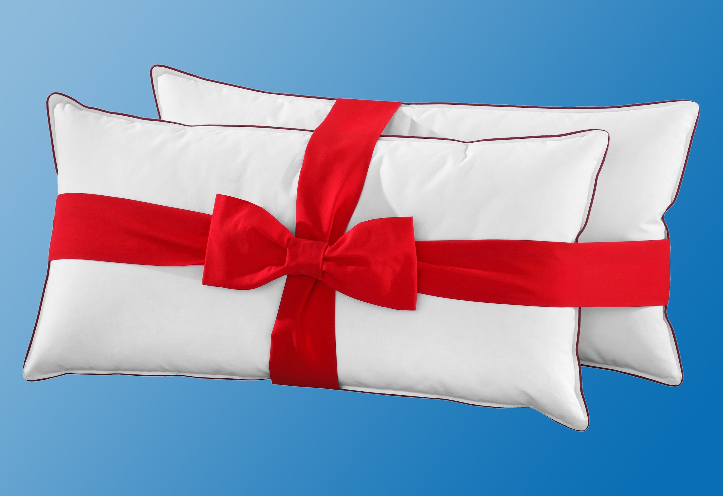 Hanse by RIBECO Federkopfkissen »Jule« Füllung: 90 % Federn, 10 % Daunen 2 Stk. tlg. Jubiläumsedition