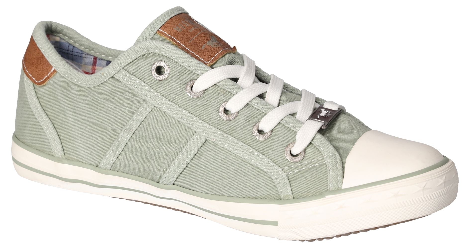Mustang Shoes Sneaker, Freizeitschuh, Halbschuh, Schnürschuh mit Mustang Markenlabel