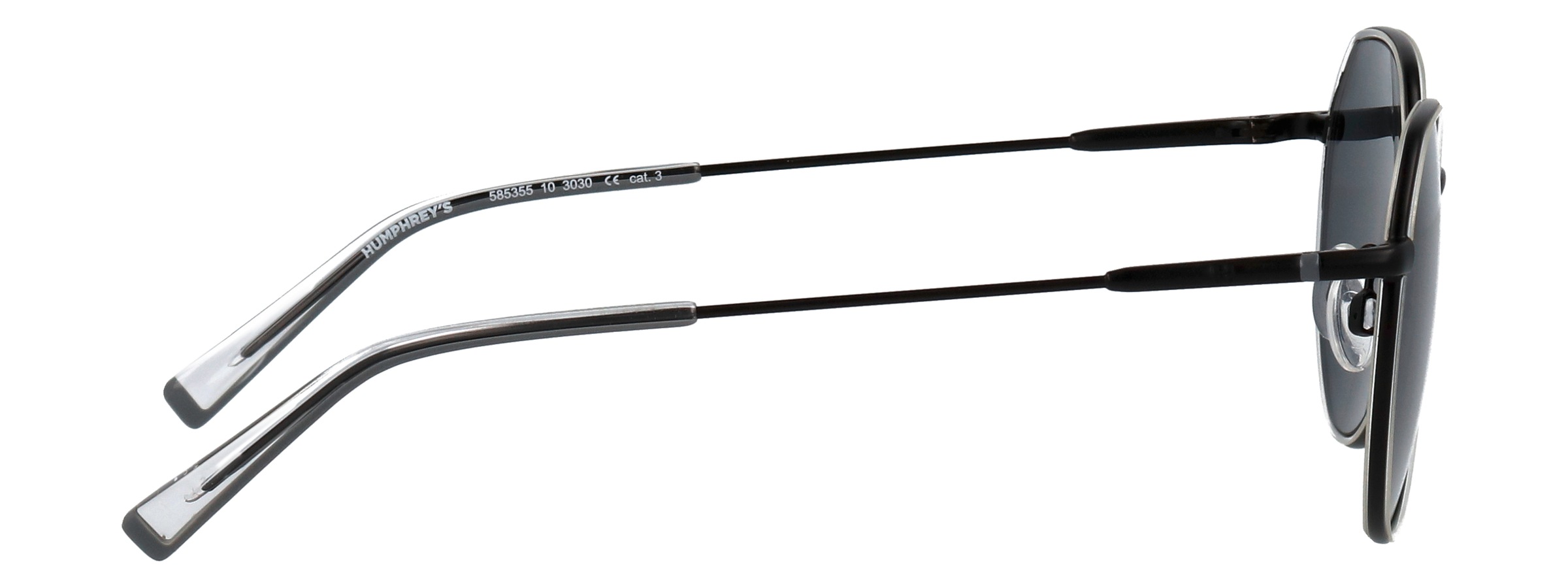 HUMPHREY´S eyewear Sonnenbrille »Modell 585355« Form Panto, Logoschriftzug auf Bügel, Kombifassung