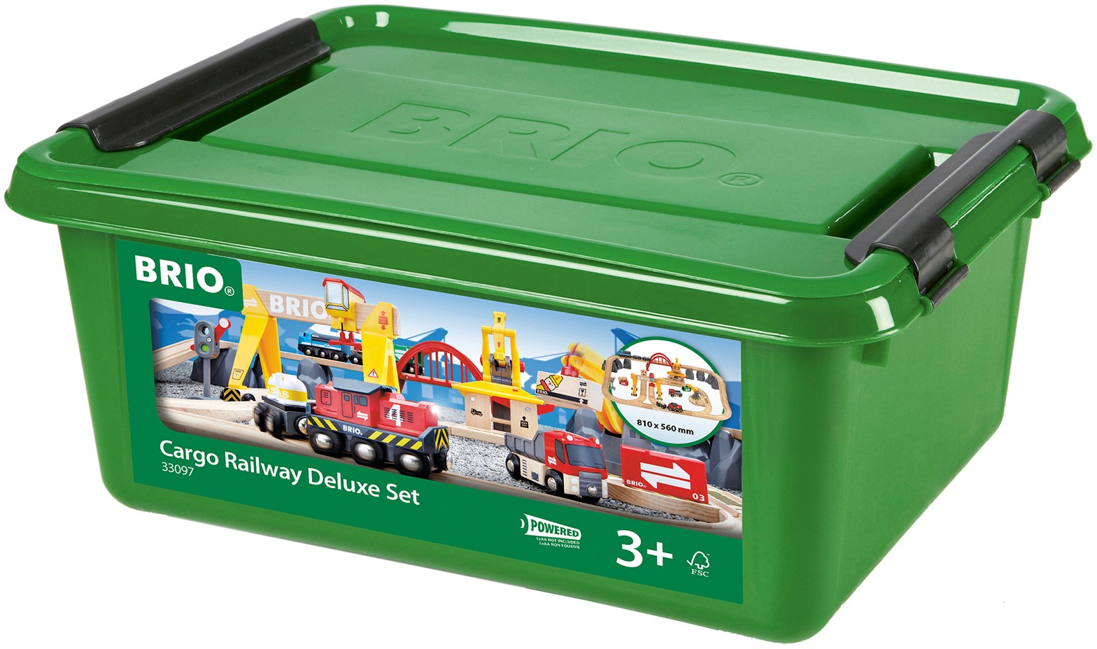 BRIO® Spielzeug-Eisenbahn »BRIO® WORLD, Frachten Set Deluxe«, (Set), FSC® - schützt Wald - weltweit