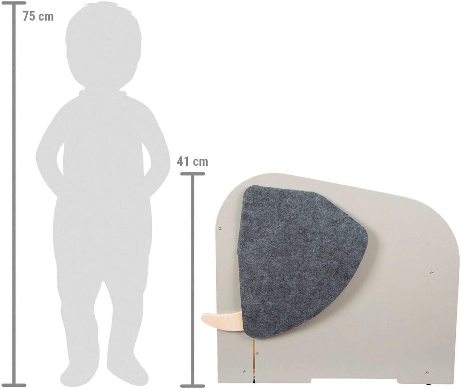 Small Foot Spielzeugtruhe »Wildlife Elefant«, mit Sitz und Rollen