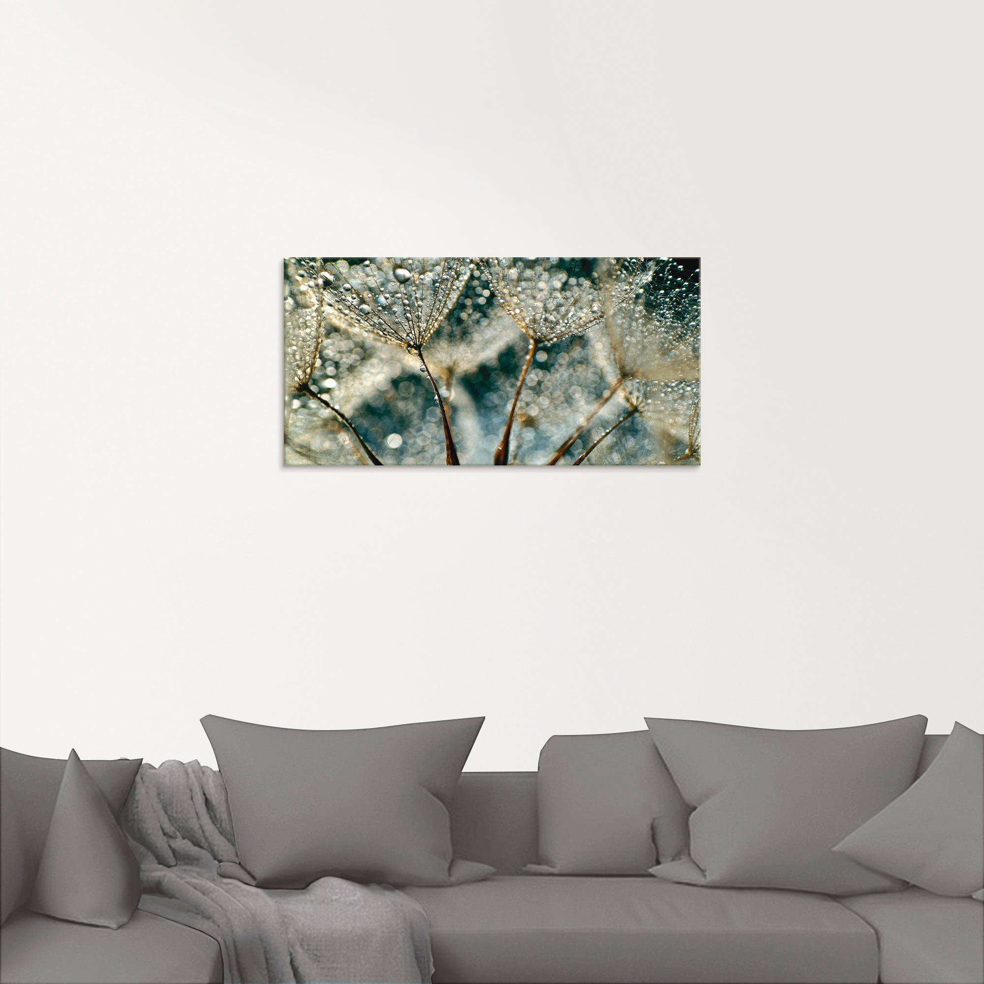 Artland Glasbild »Pusteblume Regenschauer« 1 Stk. tlg. in verschiedenen Grö günstig online kaufen