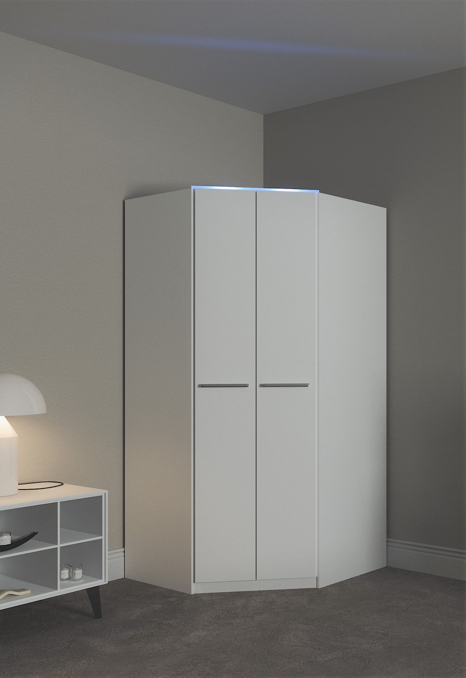 priess Eckkleiderschrank "Barcelona Kleiderschrank Ecklösung Raumwunder" in günstig online kaufen
