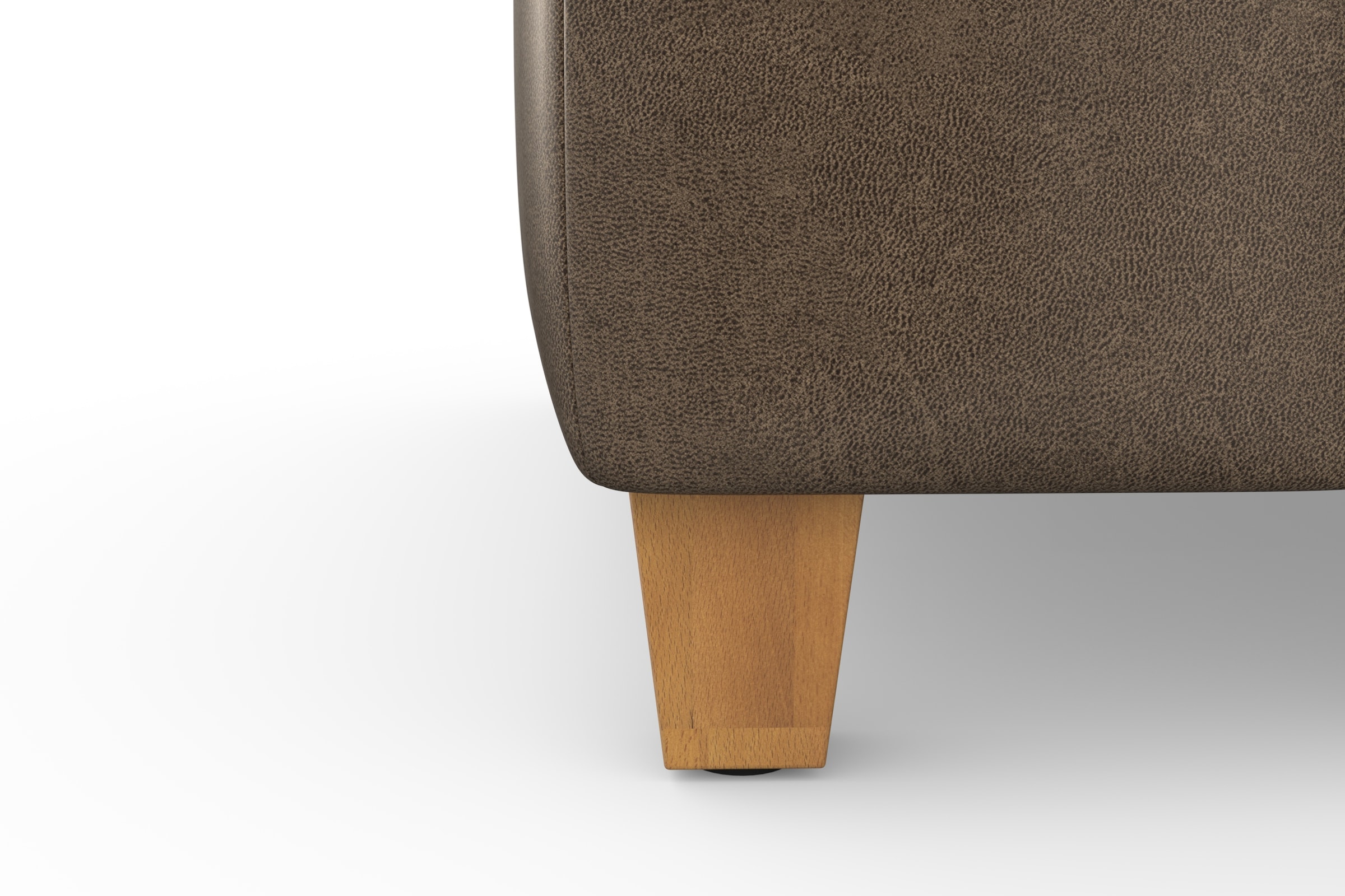 sit&more Ecksofa »Westham L-Form«, mit Recamiere, mit oder ohne Bettfunktion, Bettkasten, Füße Eiche