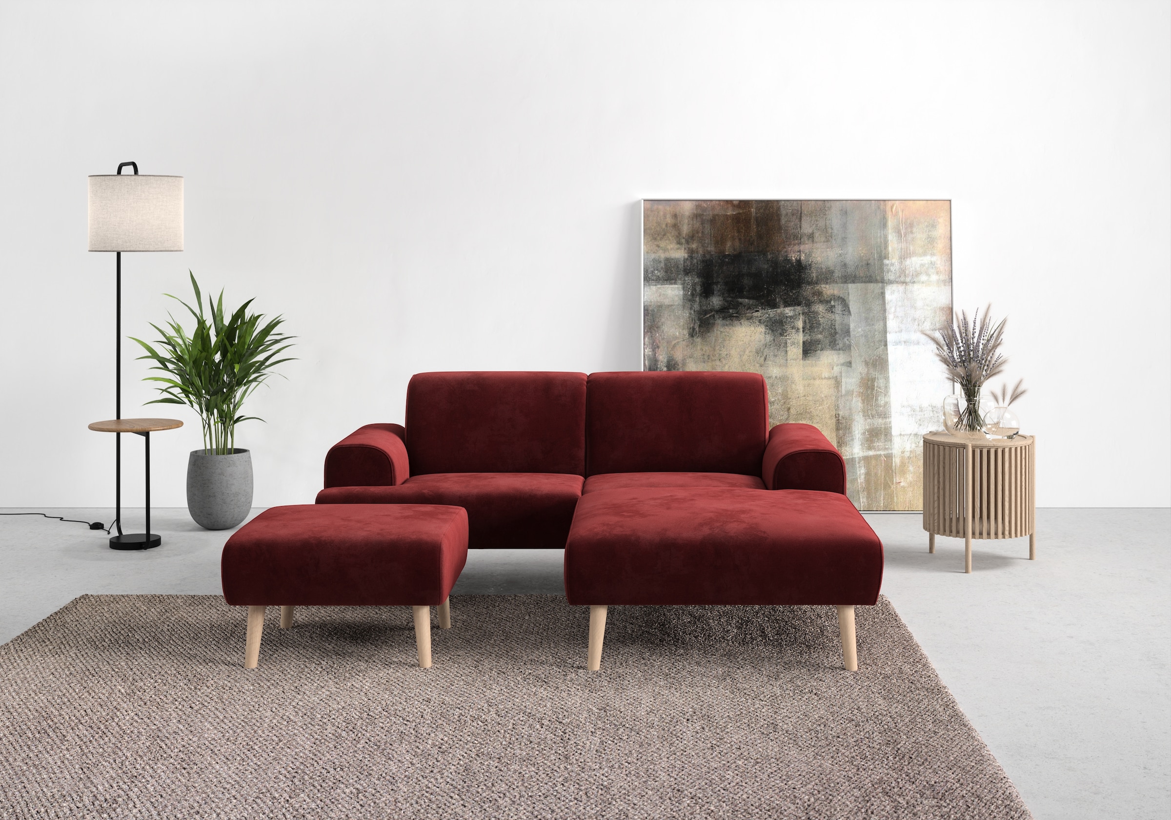 andas Ecksofa »Swift L-Form«, Federkern-Polsterung, B/T/H: 192/83/176 cm