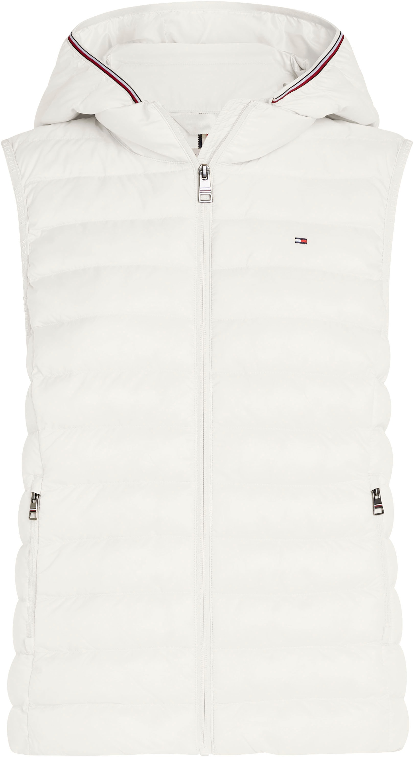 Tommy Hilfiger Steppweste »LW PADDED GLOBAL STRIPE VEST«, (Global Serie TH WOMEN), mit Elastic-Band