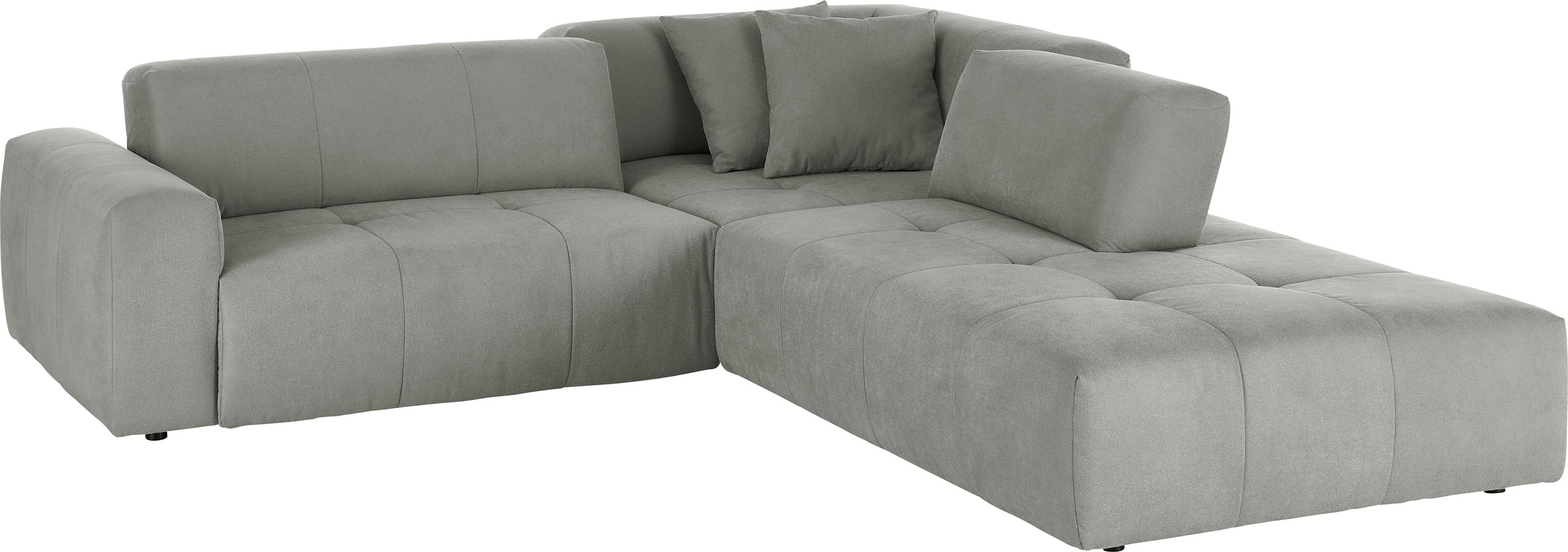 3C Candy Ecksofa »Yoshy Komfortsofa, bequem und modern, hochwertige Verarbeitungsdetails«, Zwei verschiedene Sitztiefen durch verstellbare Rückenlehne, L-Form