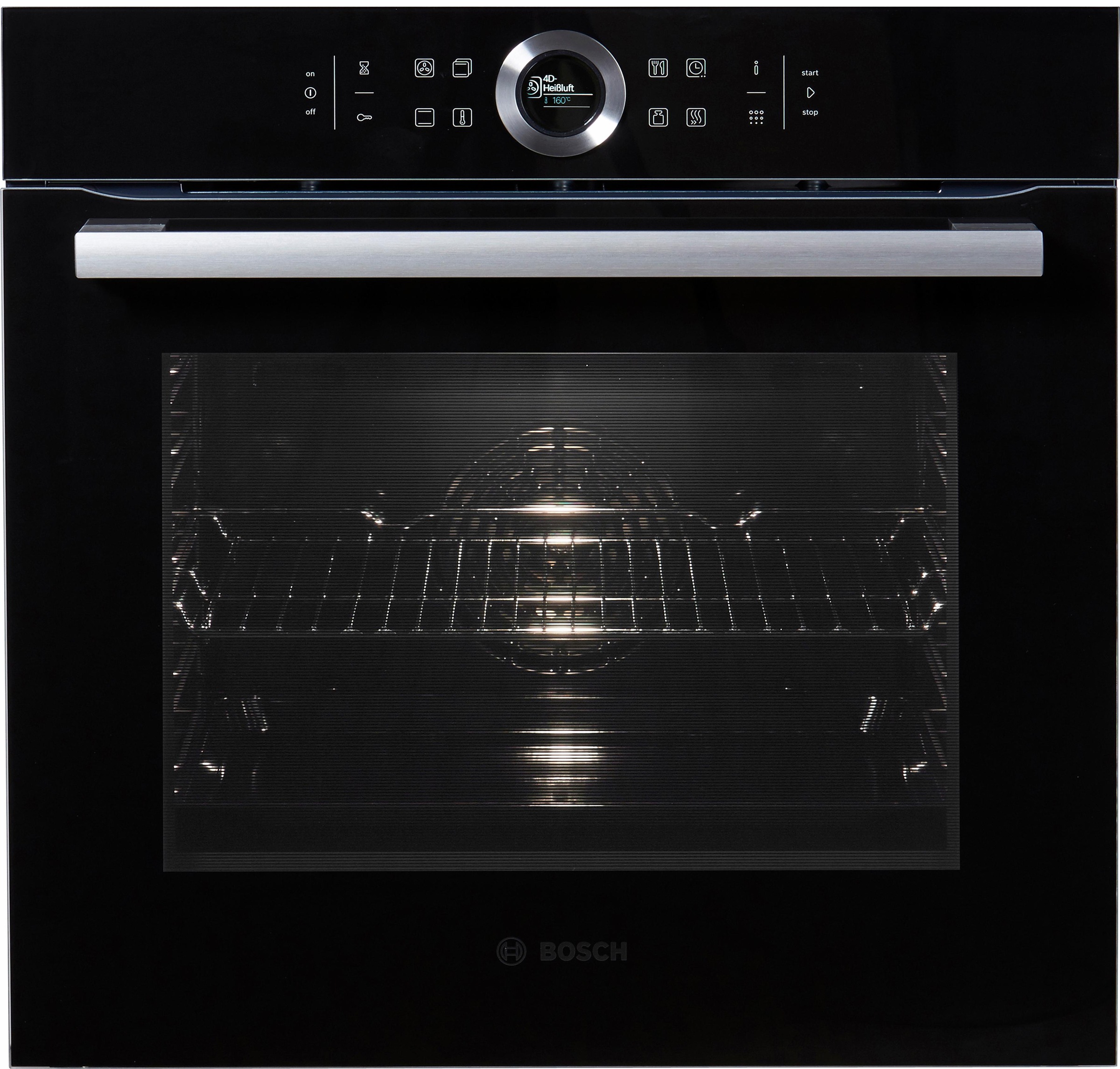 4. Bild von BOSCH Pyrolyse Backofen »HBG675BB1«, Serie 8, HBG675BB1, mit Teleskopauszug nachrüstbar, Pyrolyse-Selbstreinigung, mit AutoPilot