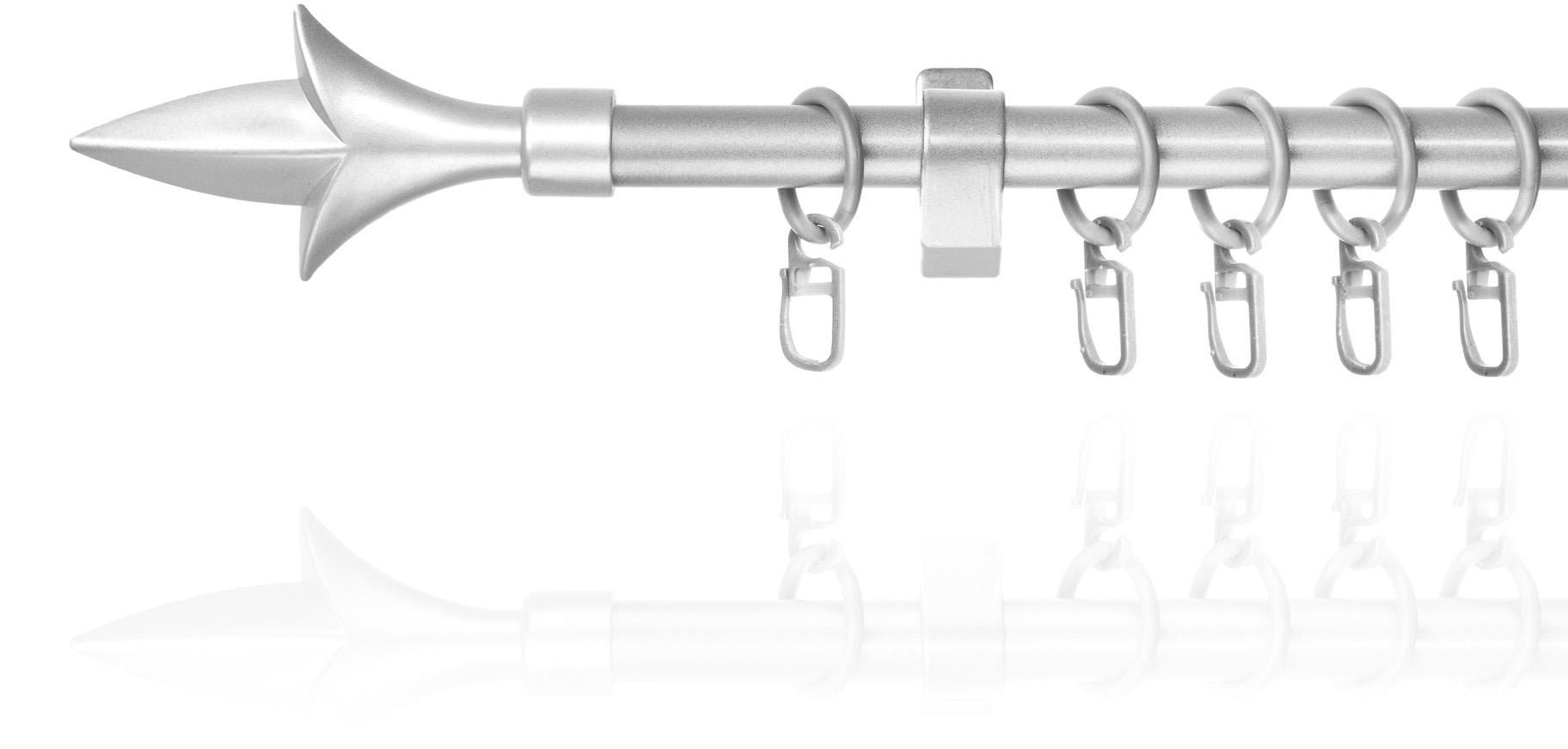 LICHTBLICK ORIGINAL Gardinenstange »Lilie«, 1 läufig-läufig, Fixmaß