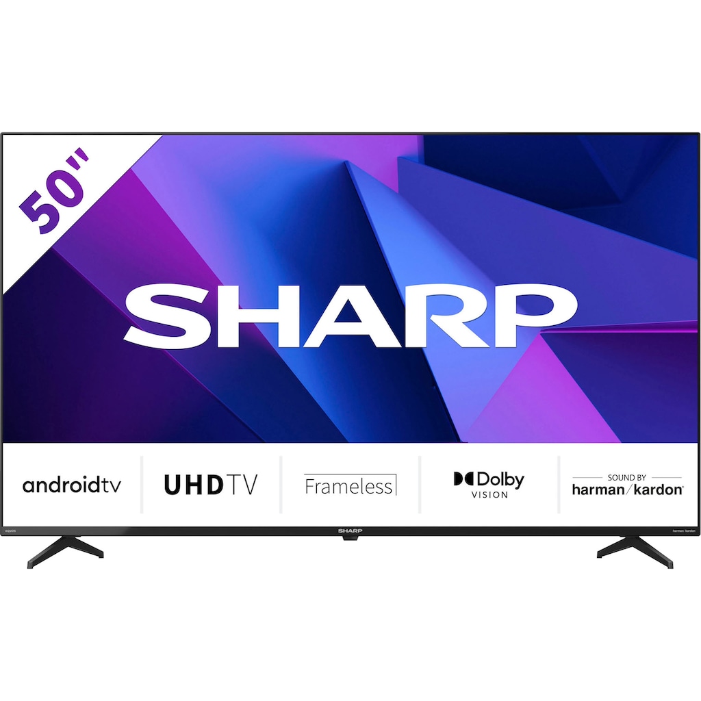 Sharp LED-Fernseher »4T-C50FNx«, 126 cm/50 Zoll, 4K Ultra HD, Android TV-Smart-TV