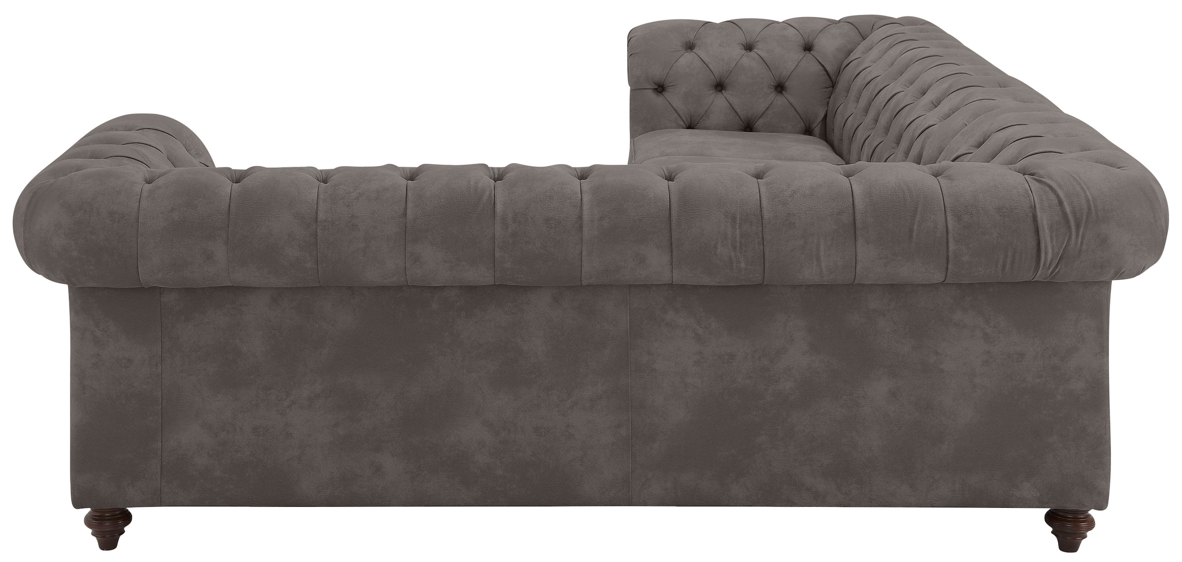 Home affaire Chesterfield-Sofa »Chesterfield Ecksofa, auch in Leder L-Form«, hochwertige Knopfheftung, langer Schenkel links oder rechts wählbar