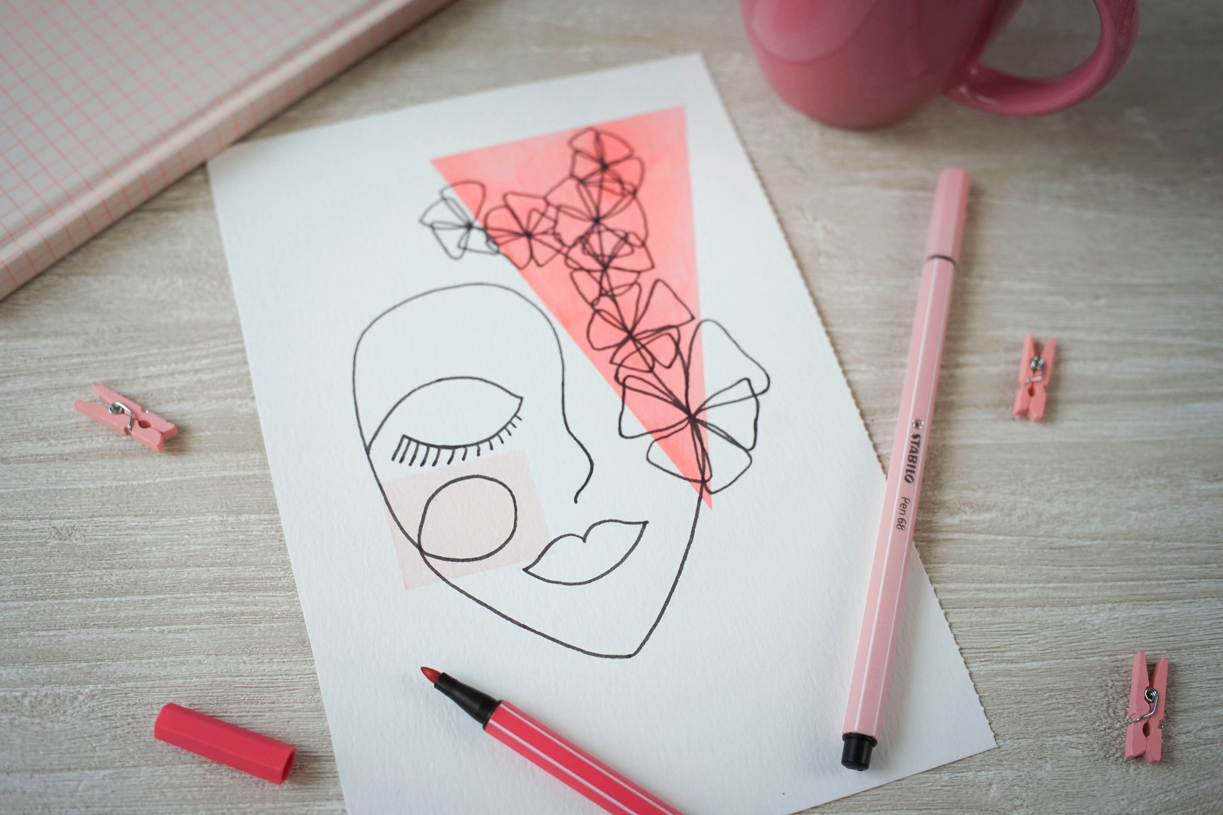 STABILO Filzstift »Premium-Filzstift - STABILO Pen 68 - 10er Pack - 10 Farben« Made in Germany