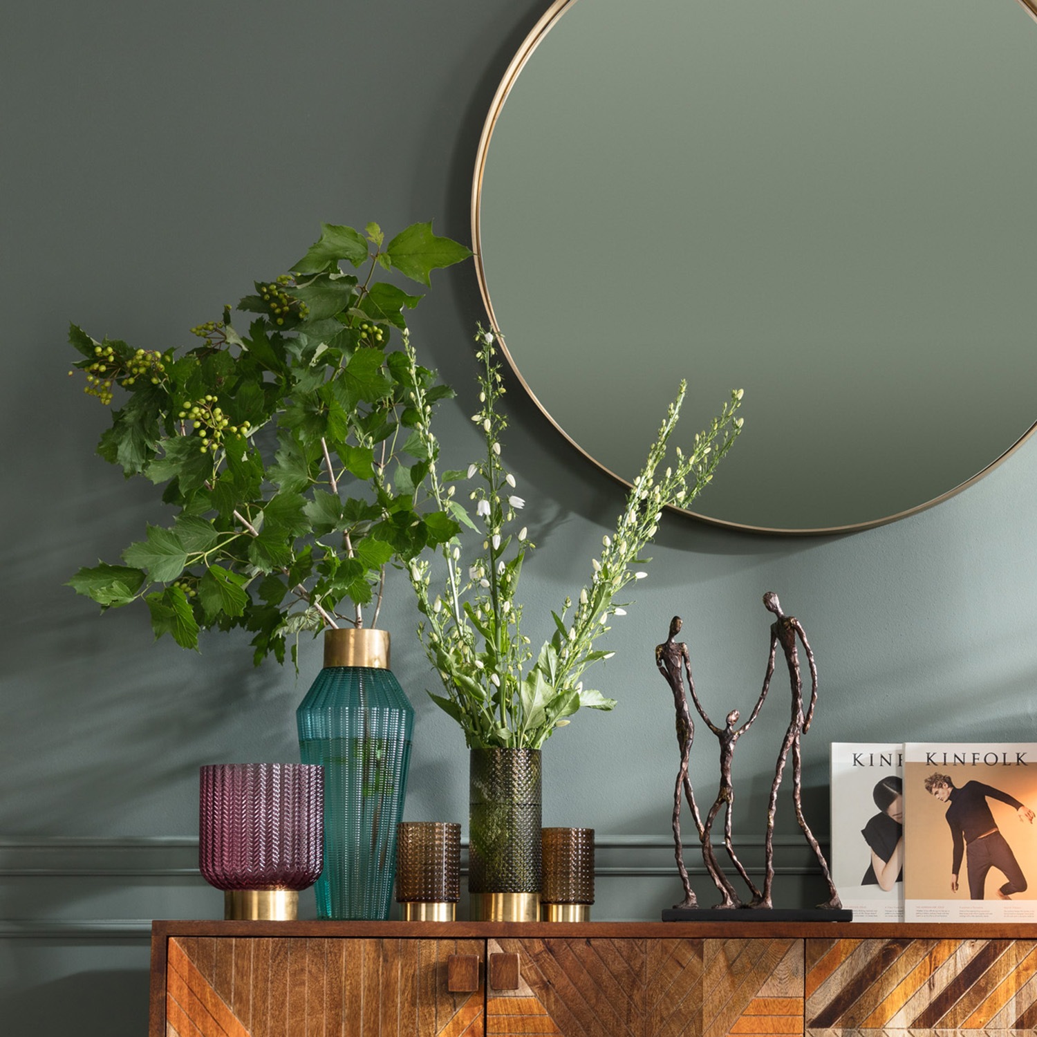 Kare Design Dekovase »Barfly« Berry oder Dark Green