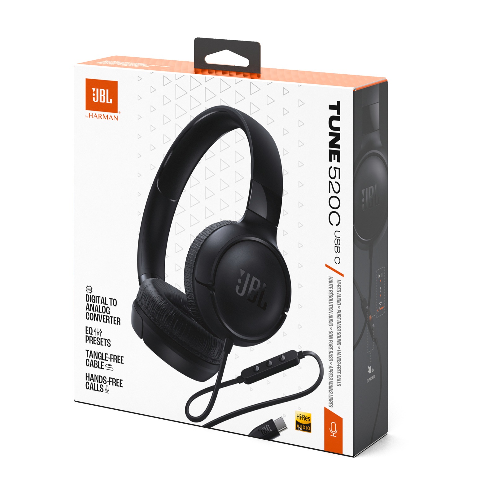 JBL Kopfhörer »Tune 520C USB-C kabelgebundener Hi-Res-On-Ear«