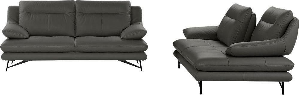 CALIA ITALIA 2-Sitzer »Cezanne, italienisches Design trifft erstklassigen Sitzkomfort, Leder«, Edles Designsofa in besonders langlebigen & pflegeleichten Lederarten