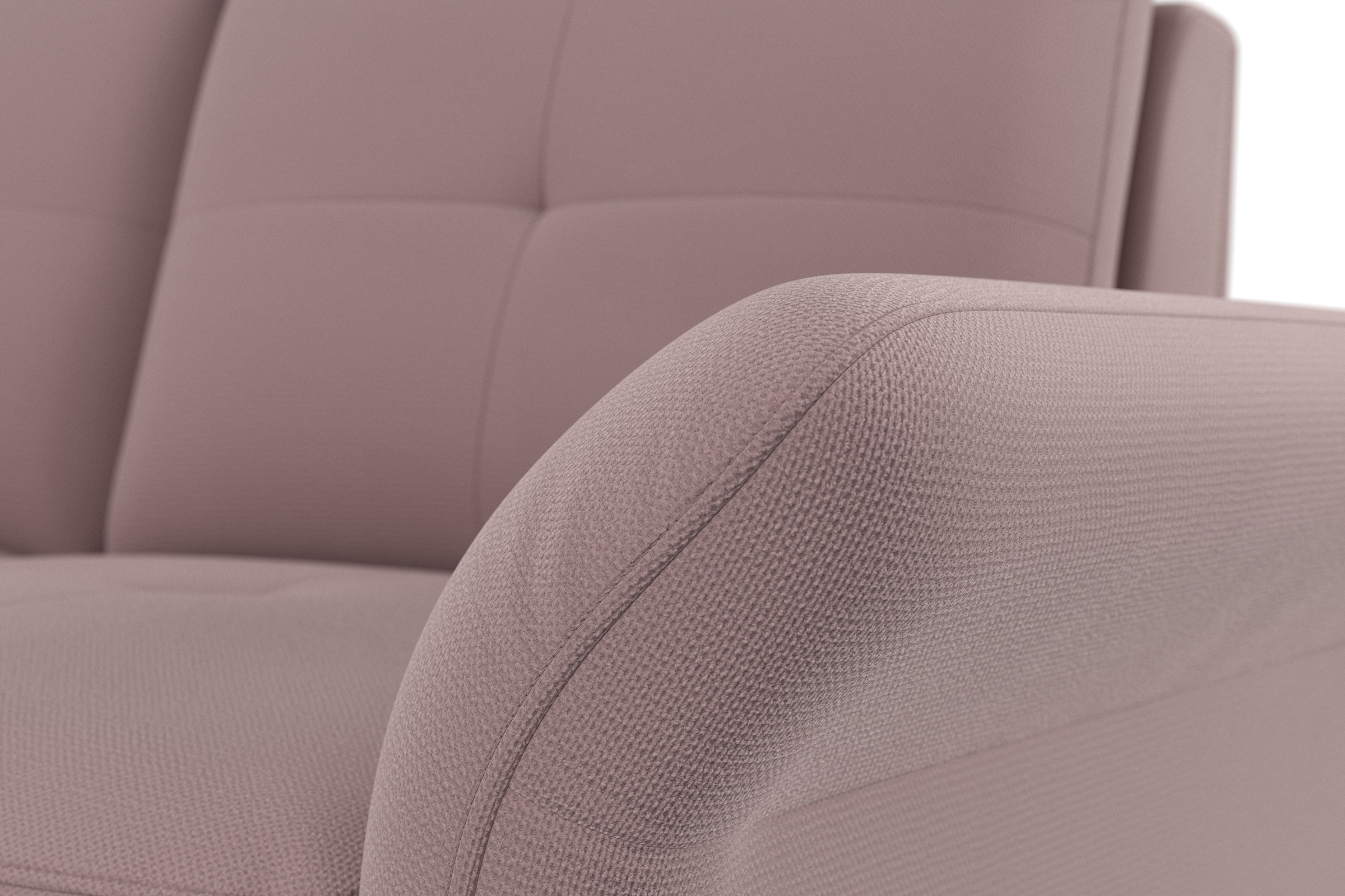 Places of Style Ecksofa »Calando L-Form«, wahlweise mit Bettfunktion, Bettkasten und Armteilfunktion