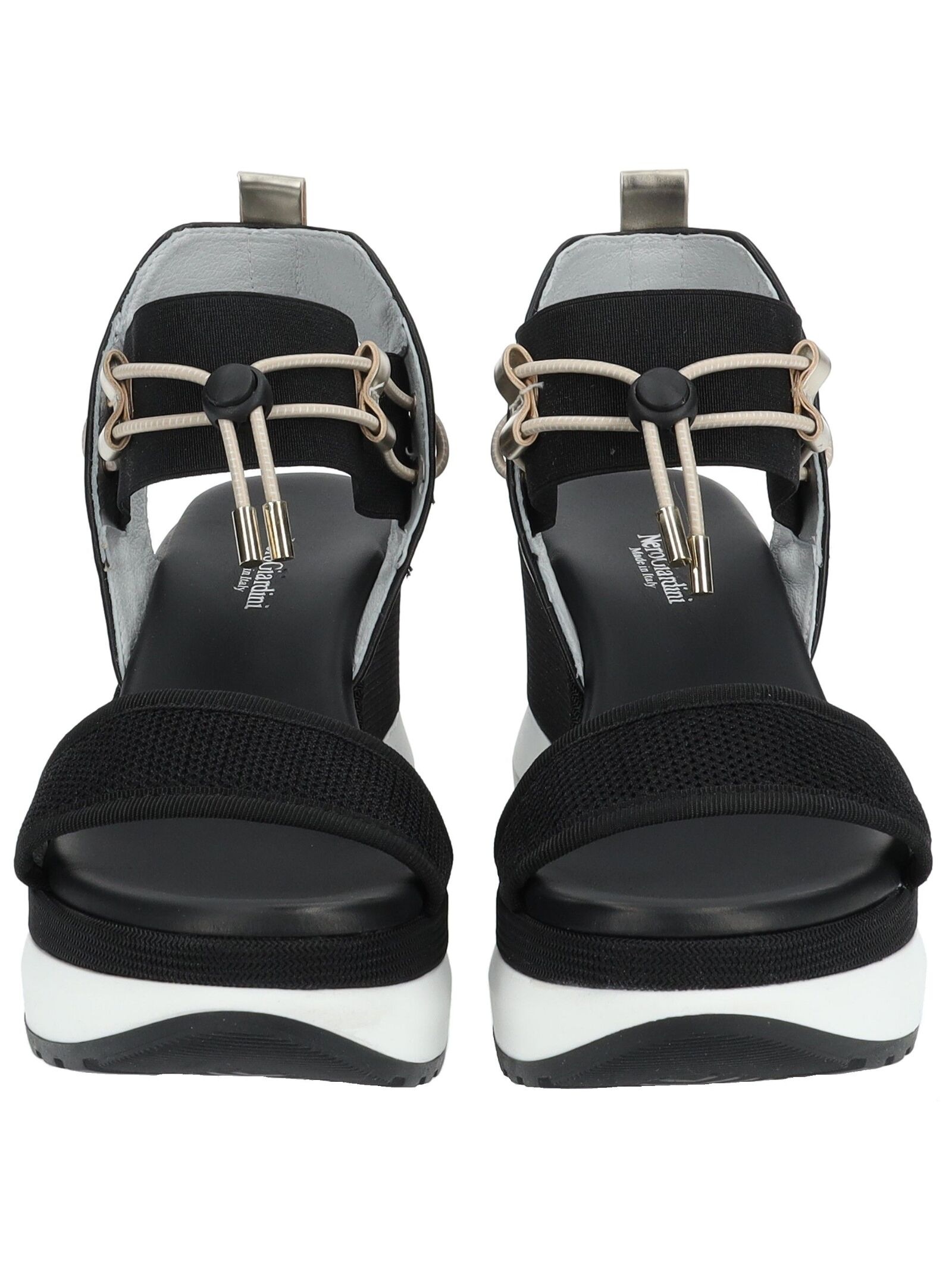 Nero Giardini Keilsandalette »Nero Giardini Sandalen Leder/Textil«