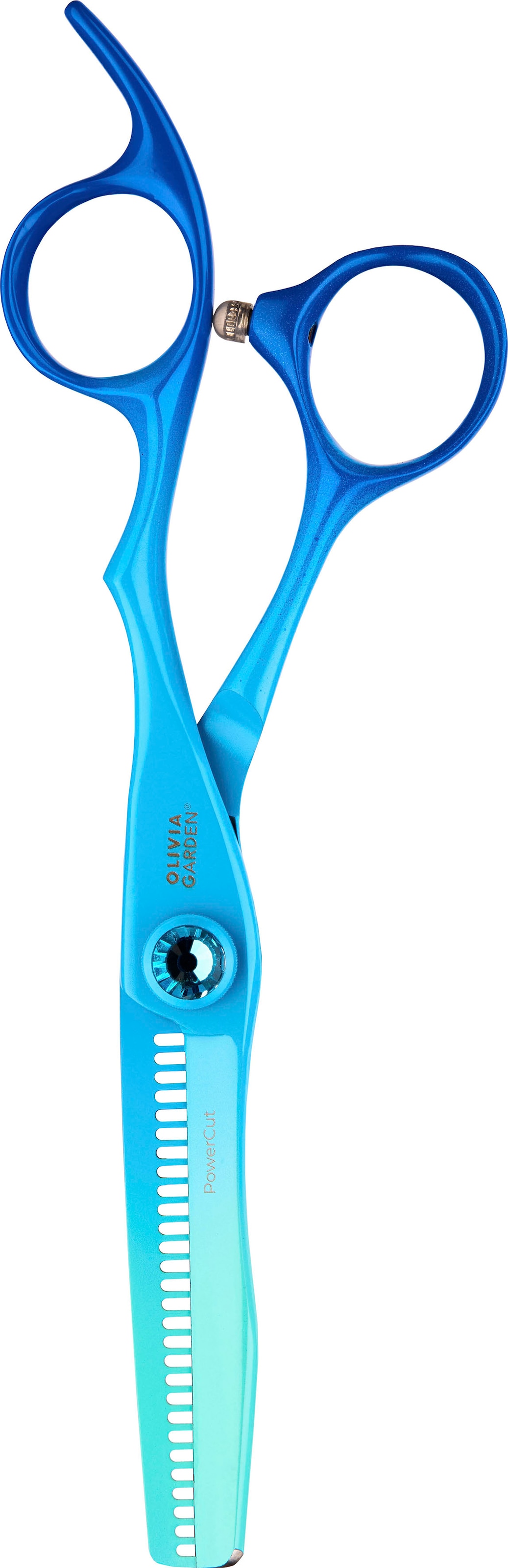 OLIVIA GARDEN Haarschere »PowerCut Rainbow Blue 6,0 Zoll«