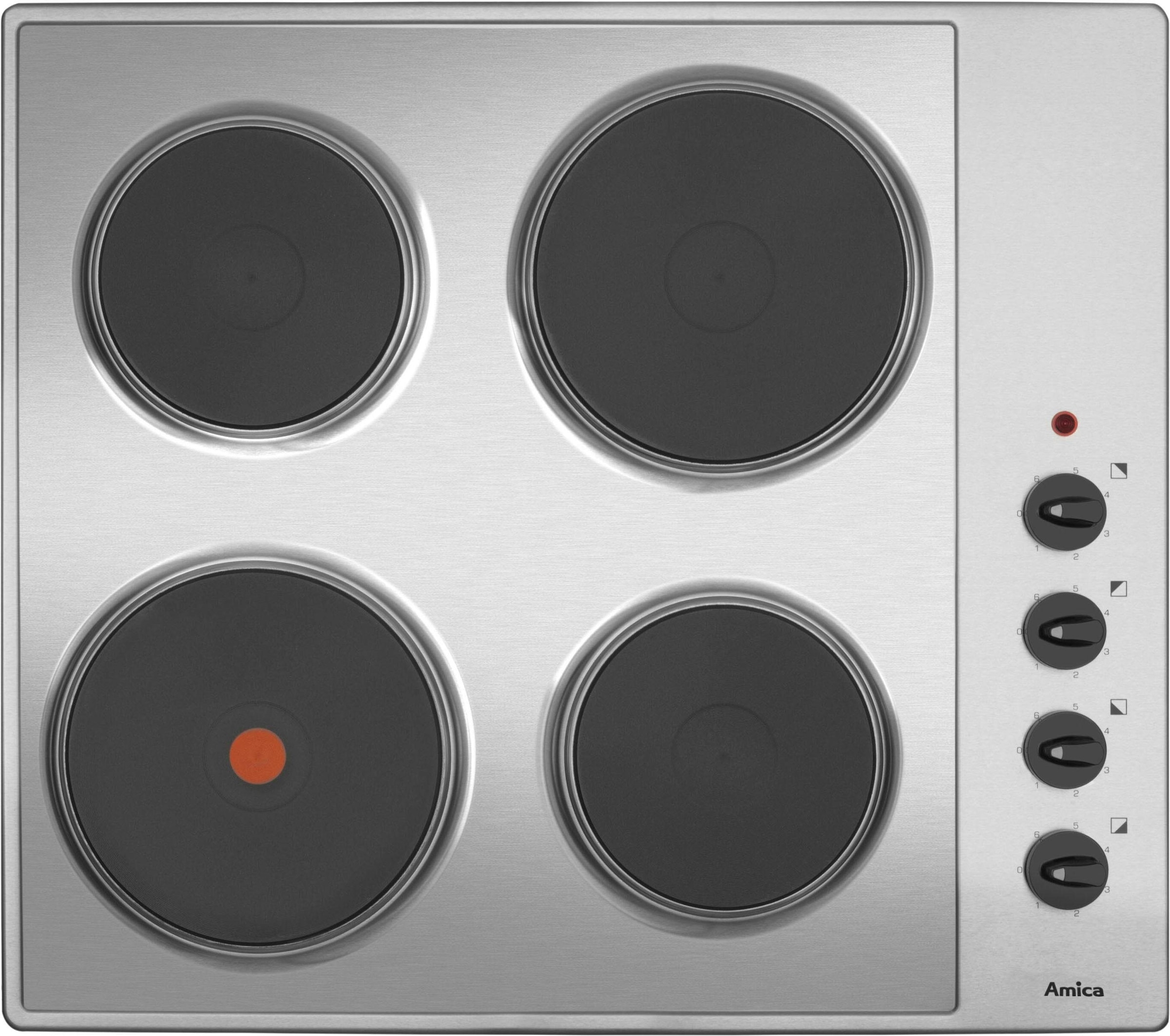 Amica Elektro-Kochfeld »KME 13139 E«, 4 Kochfelder inklusive einer extra schnell aufheizbare Kochzone