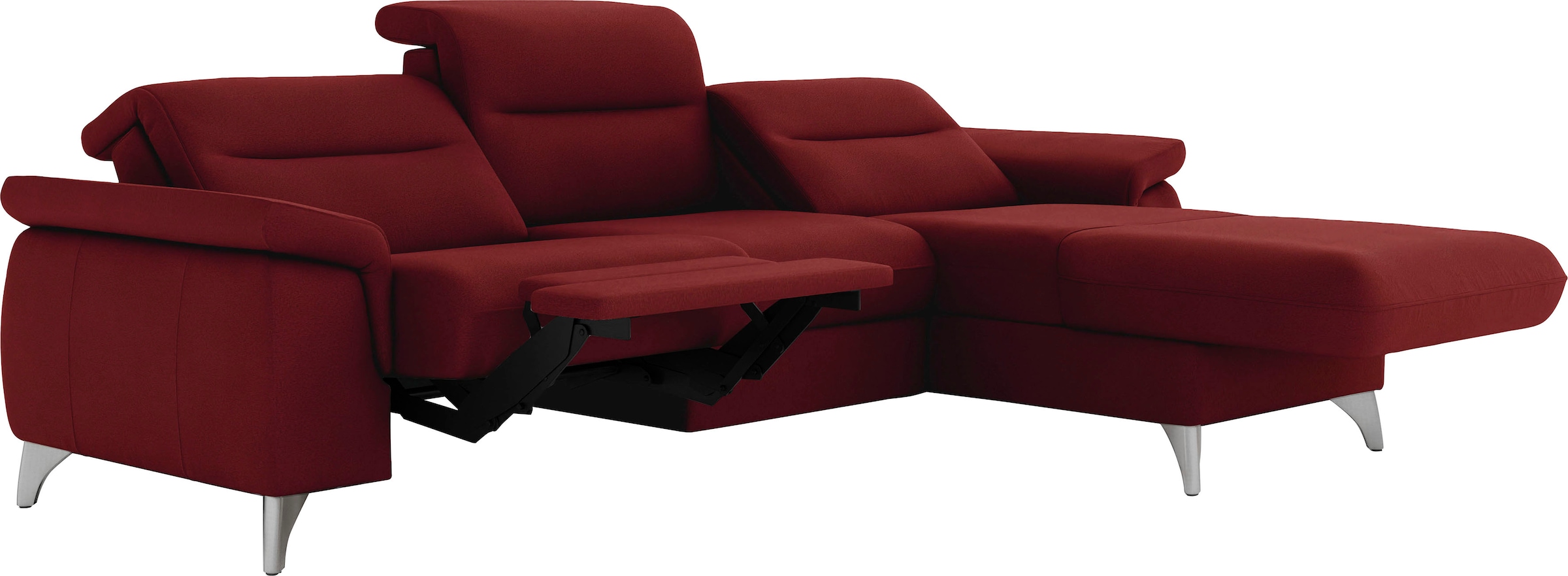 sit&more Ecksofa »Astoria L-Form«, wahlweise mit motorischer Relaxfunktion