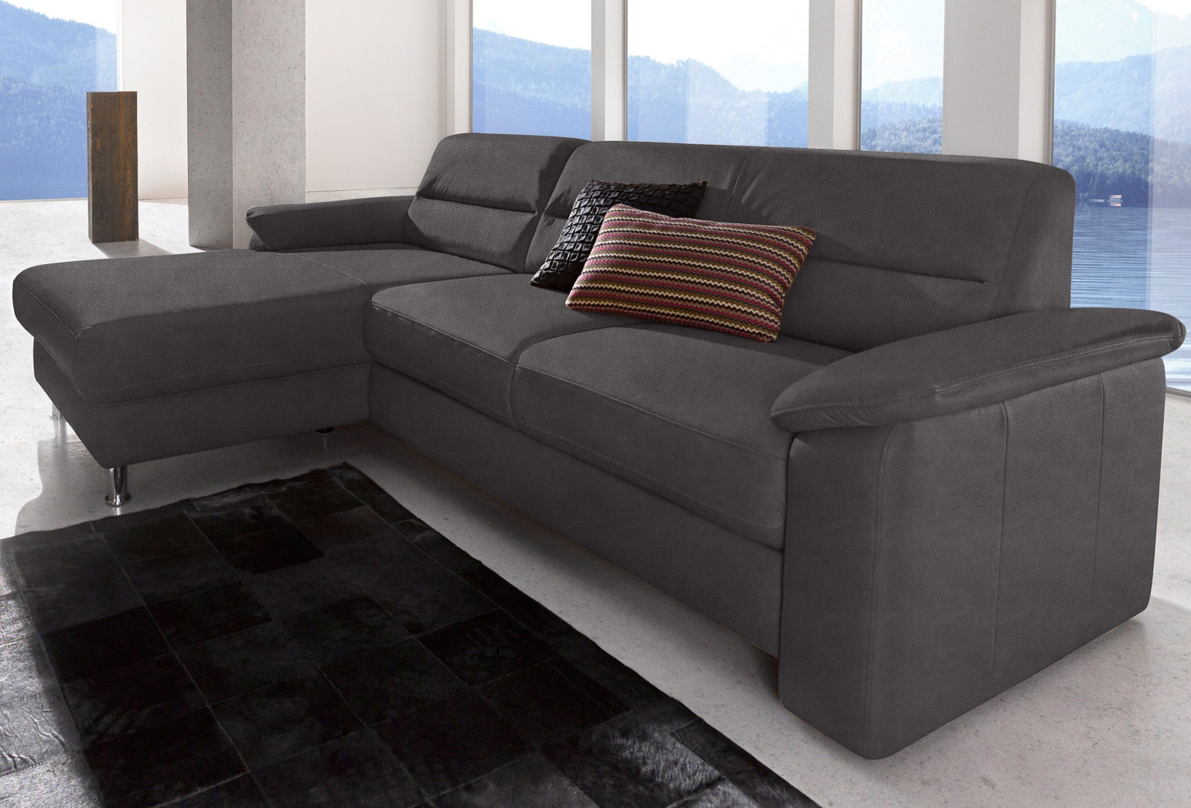 sit&more Ecksofa »Top Ascara L-Form«, inklusive Boxspring/Federkern-Polster günstig online kaufen
