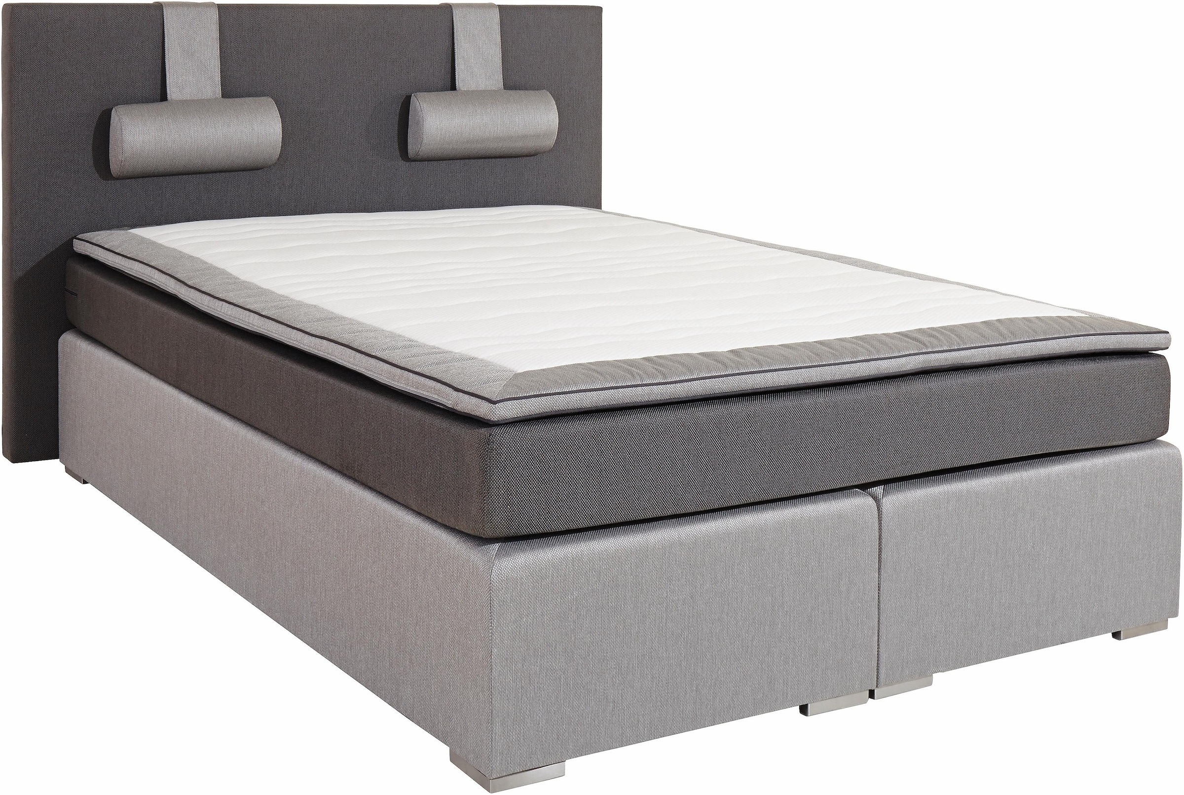 ATLANTIC home collection Boxspringbett »Rick«, mit Bonnell-Federkernmatratze, inkl. Topper