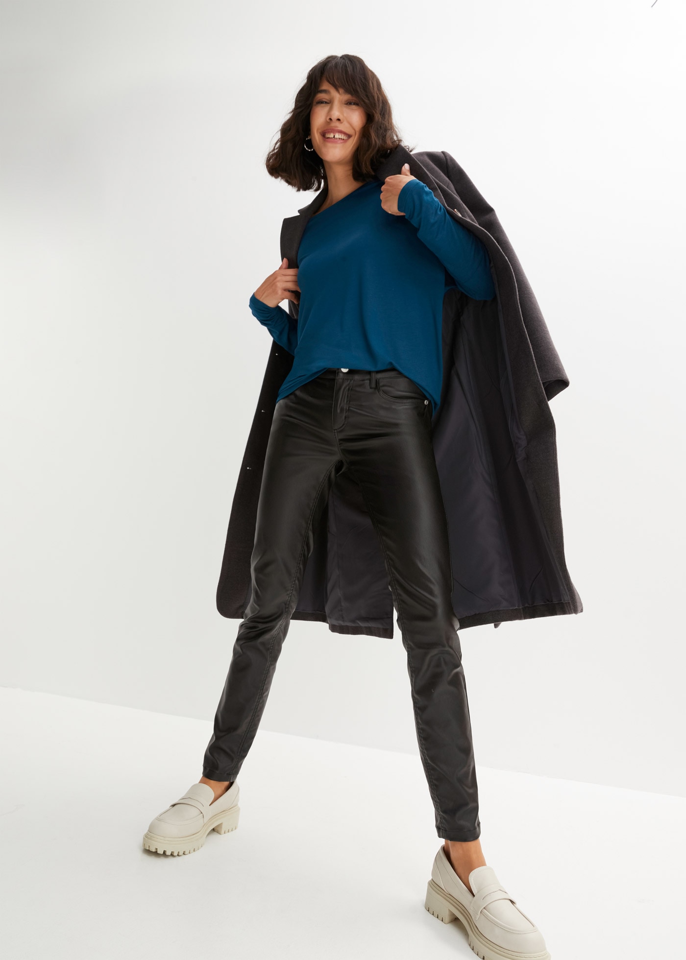 bonprix Langarmshirt »Langarmshirt aus softem Viskose-Mix« Langarmshirt aus softem Viskose-Mix