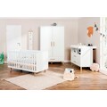 Lüttenhütt Babyzimmer-Komplettset »Sparset 'Aika' 3-teilig«, (Spar-Set), Bett, Kleiderschrank und Wickelkommode