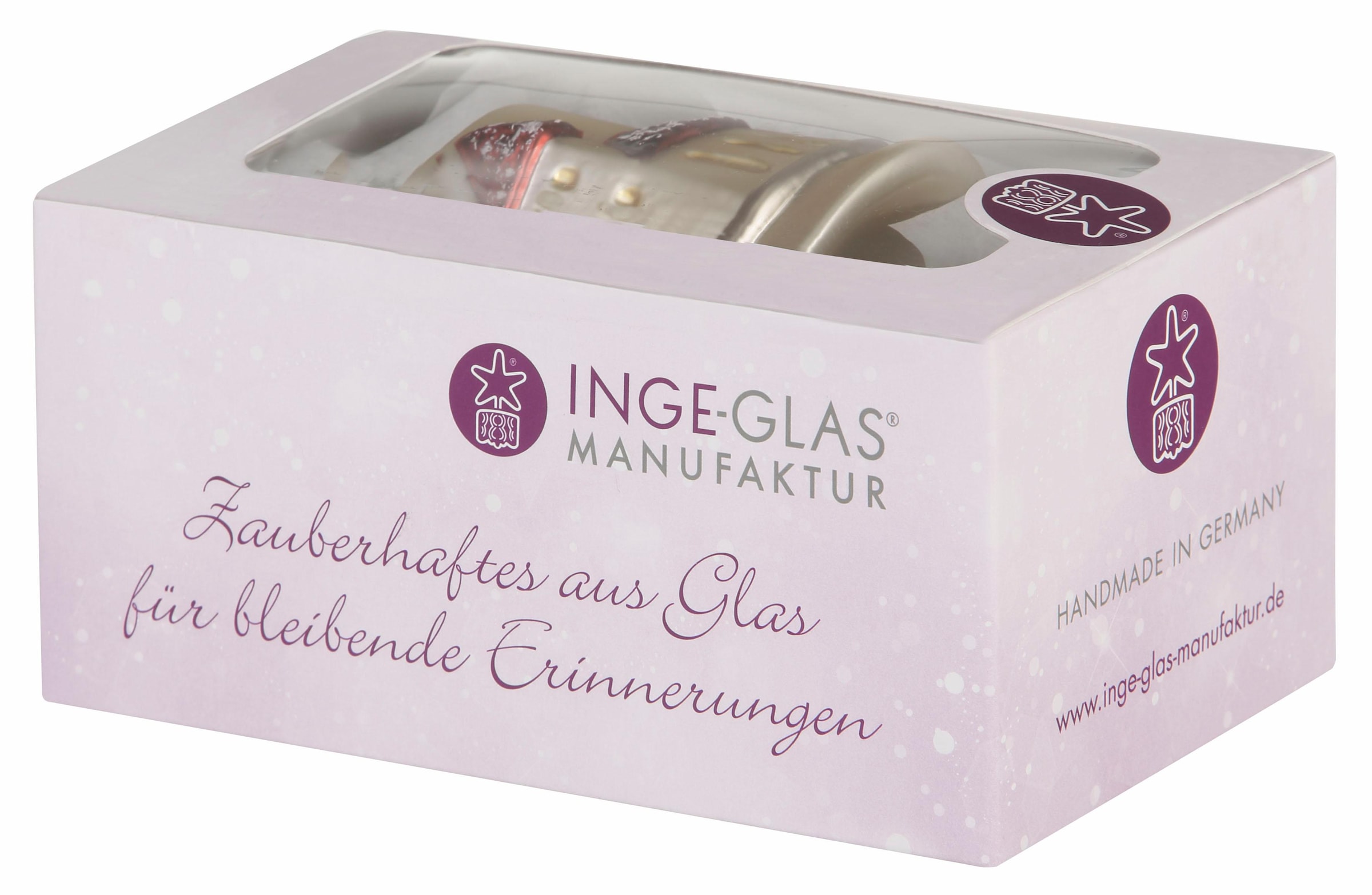 INGE-GLAS® Christbaumschmuck »Kirchenglocke«, (1 tlg.), mundgeblasen