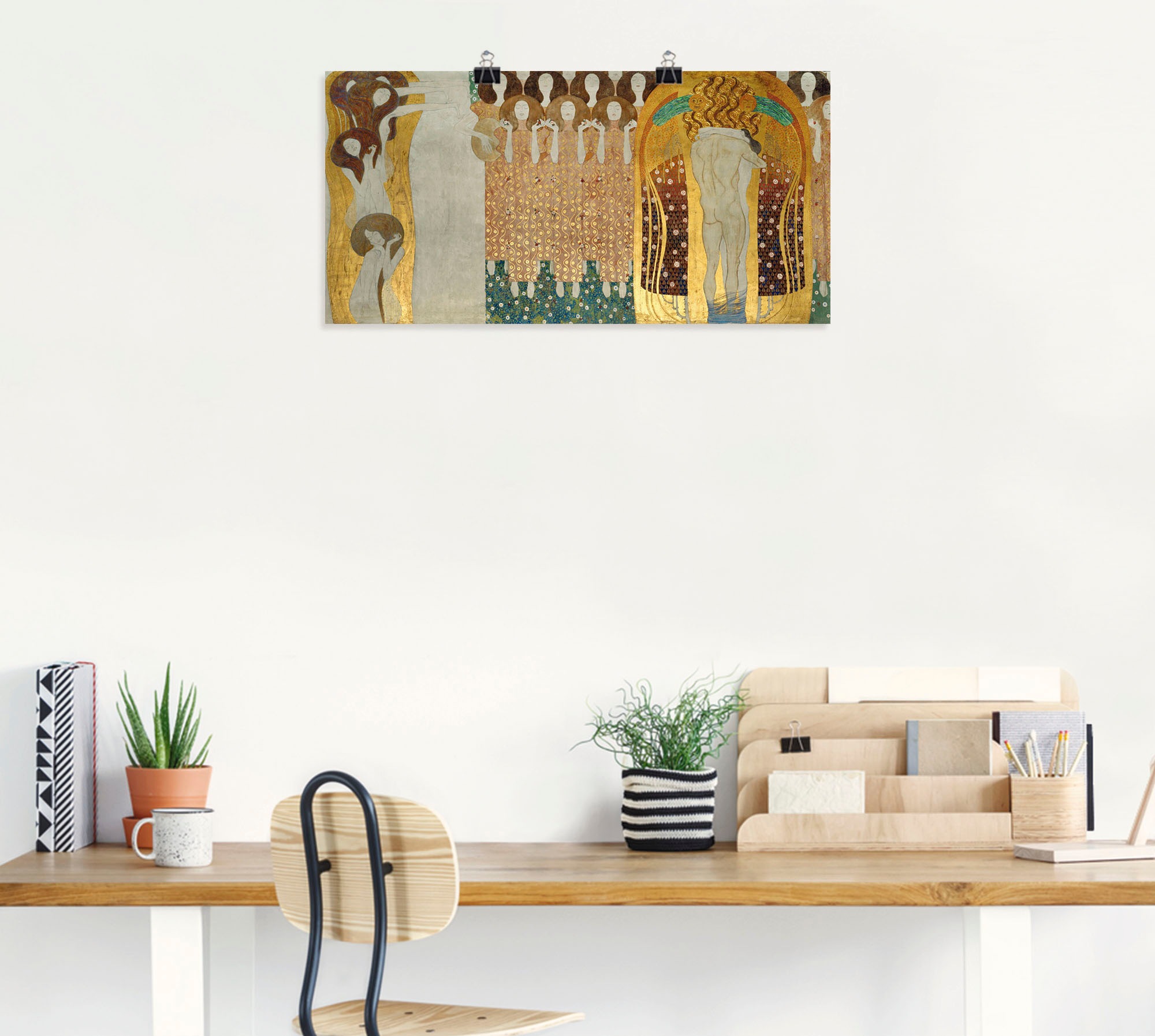 Artland Wandbild »Beethovenfries« Gruppen & Familien 1 Stk. tlg. als Leinwa günstig online kaufen
