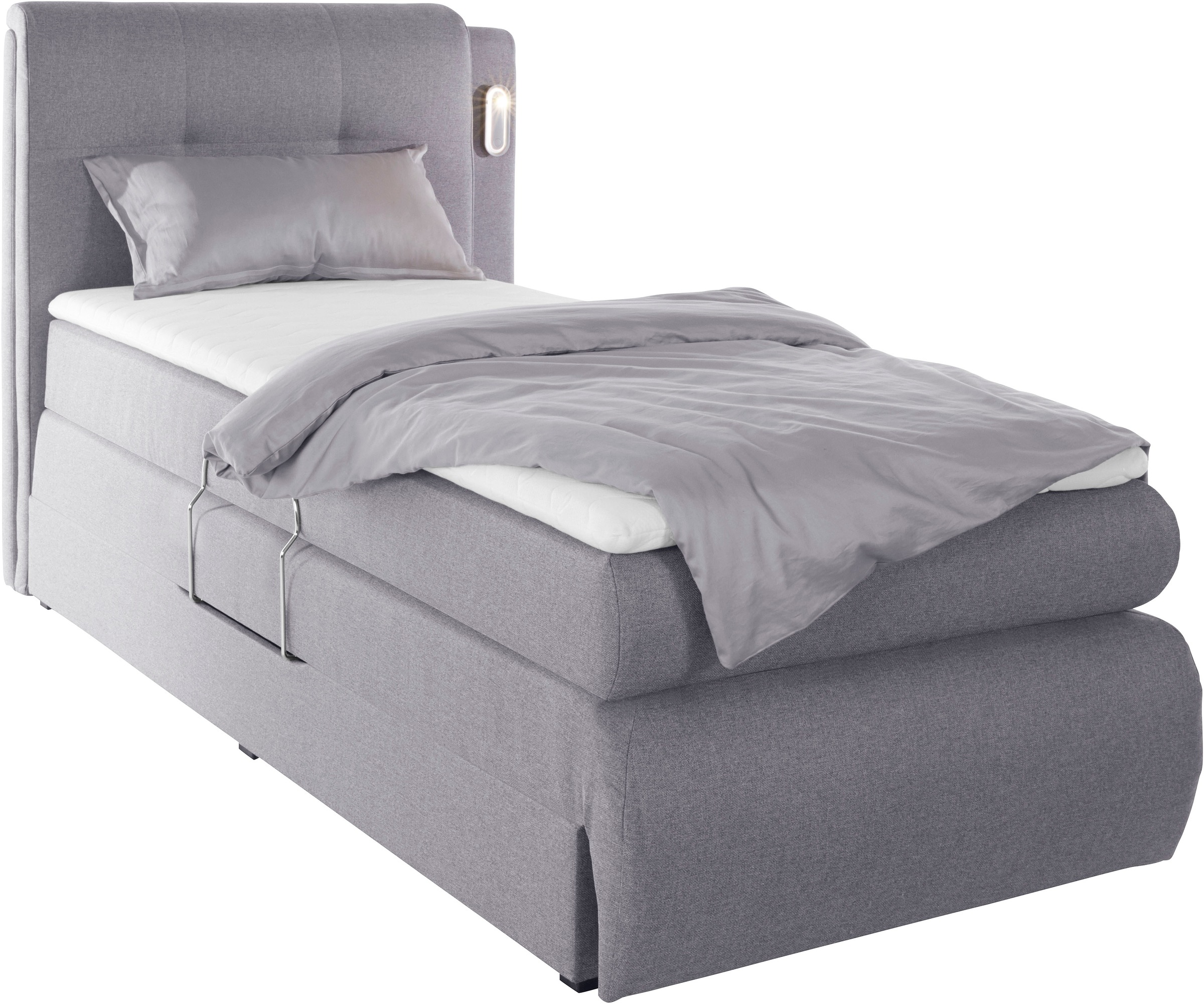 COLLECTION AB Boxspringbett »Borna«, inklusive Bettkasten, LED-Beleuchtung günstig online kaufen