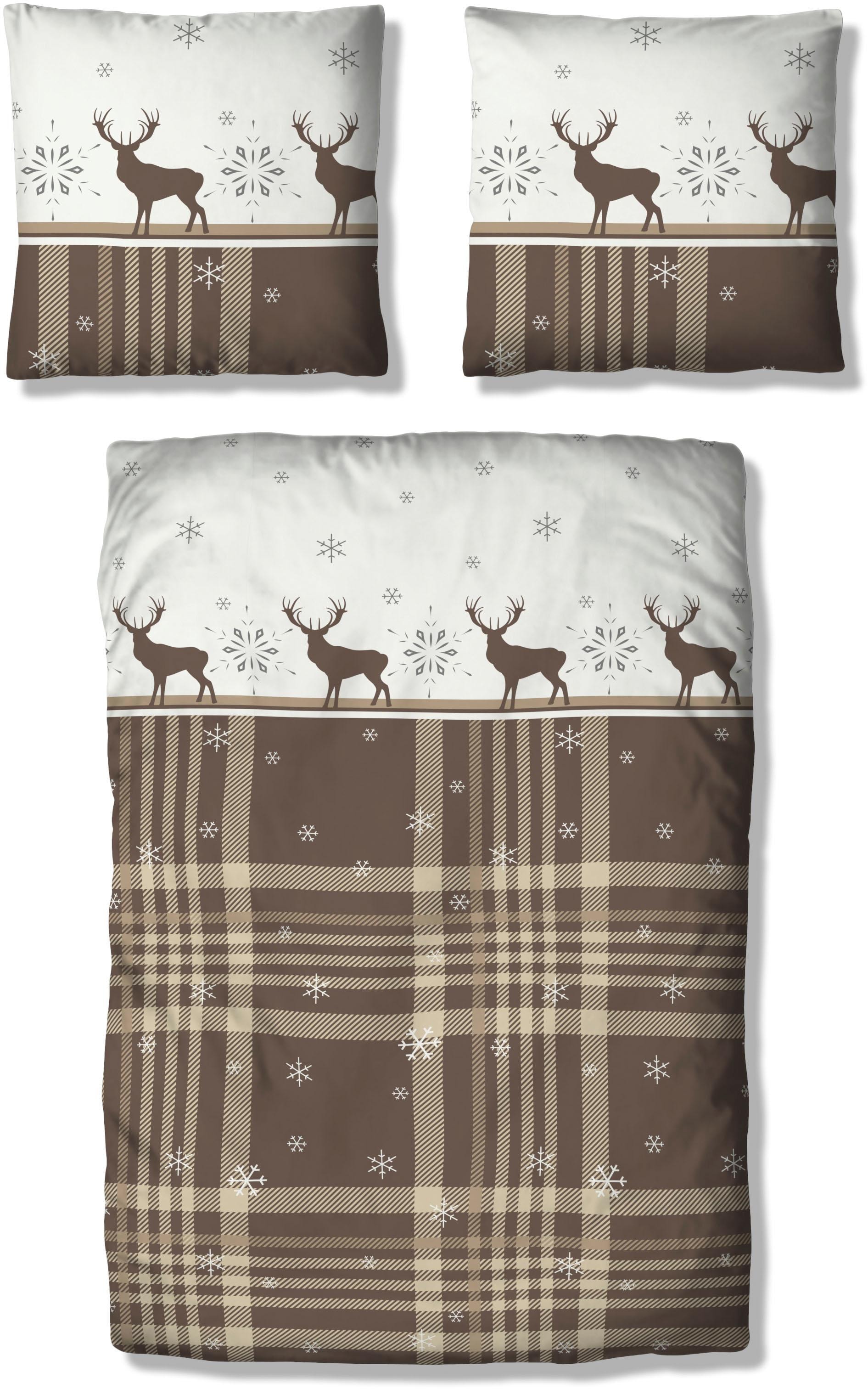 my home Bettwäsche »Wenda«, (2 tlg.), in Qualitäten PolyCotton (kühlend) + günstig online kaufen