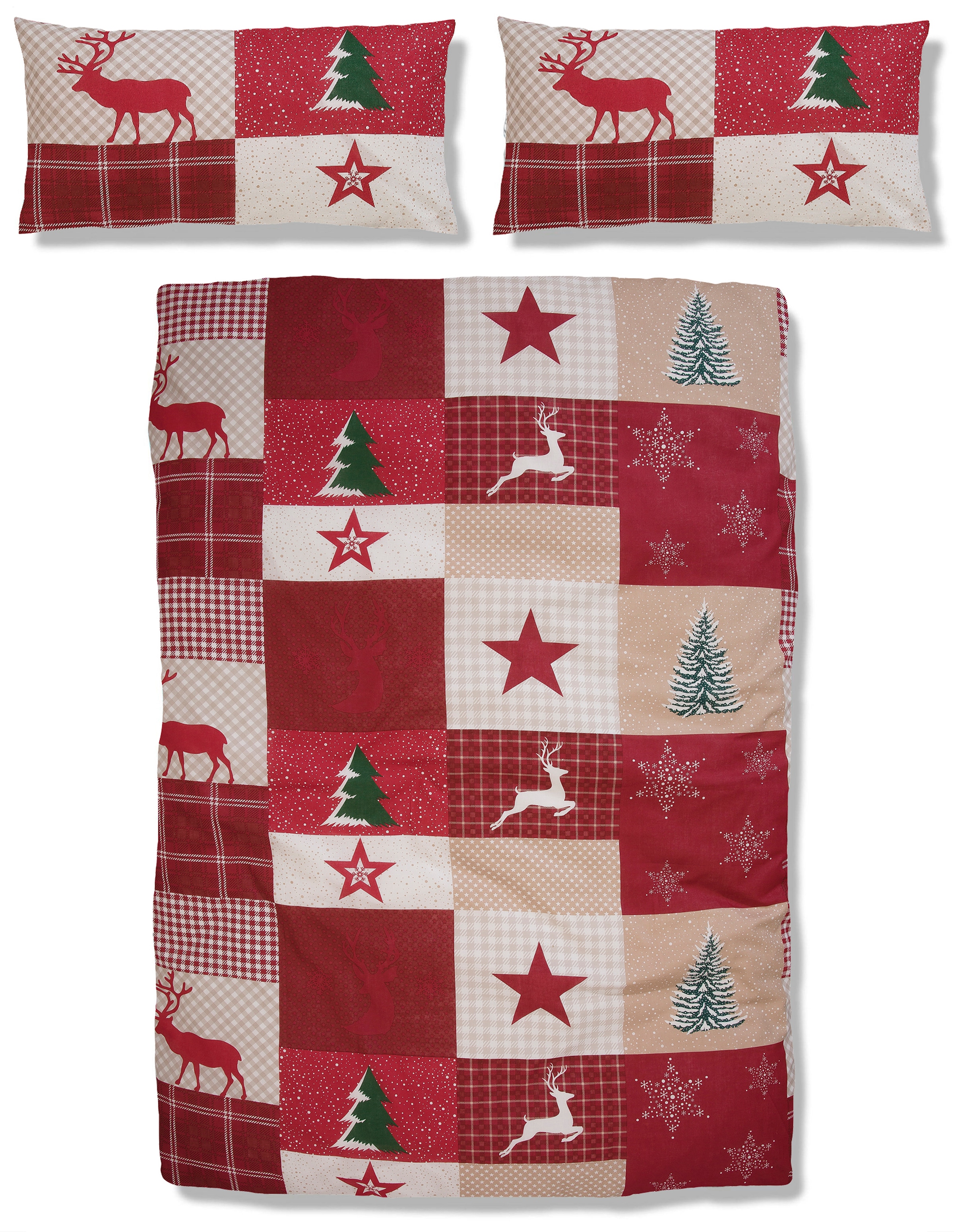 Home affaire Bettwäsche »Nicholas«, Weihnachtsbettwäsche, Winter