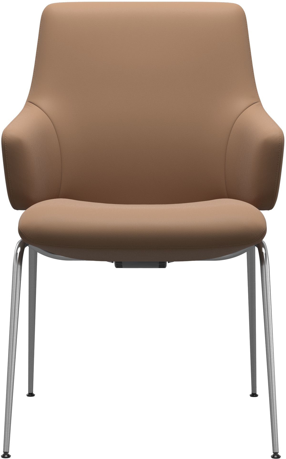 Stressless® Polsterstuhl »Laurel«, Leder BATICK, Low Back mit Armlehne, Größe L, mit Beinen aus Stahl in Chrom glänzend