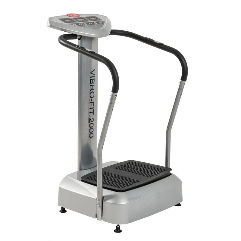 MOTIVE FITNESS BY U.N.O. Vibrationsplatte »VIBRO-FIT 2000« 300 W silberfarben/schwarz