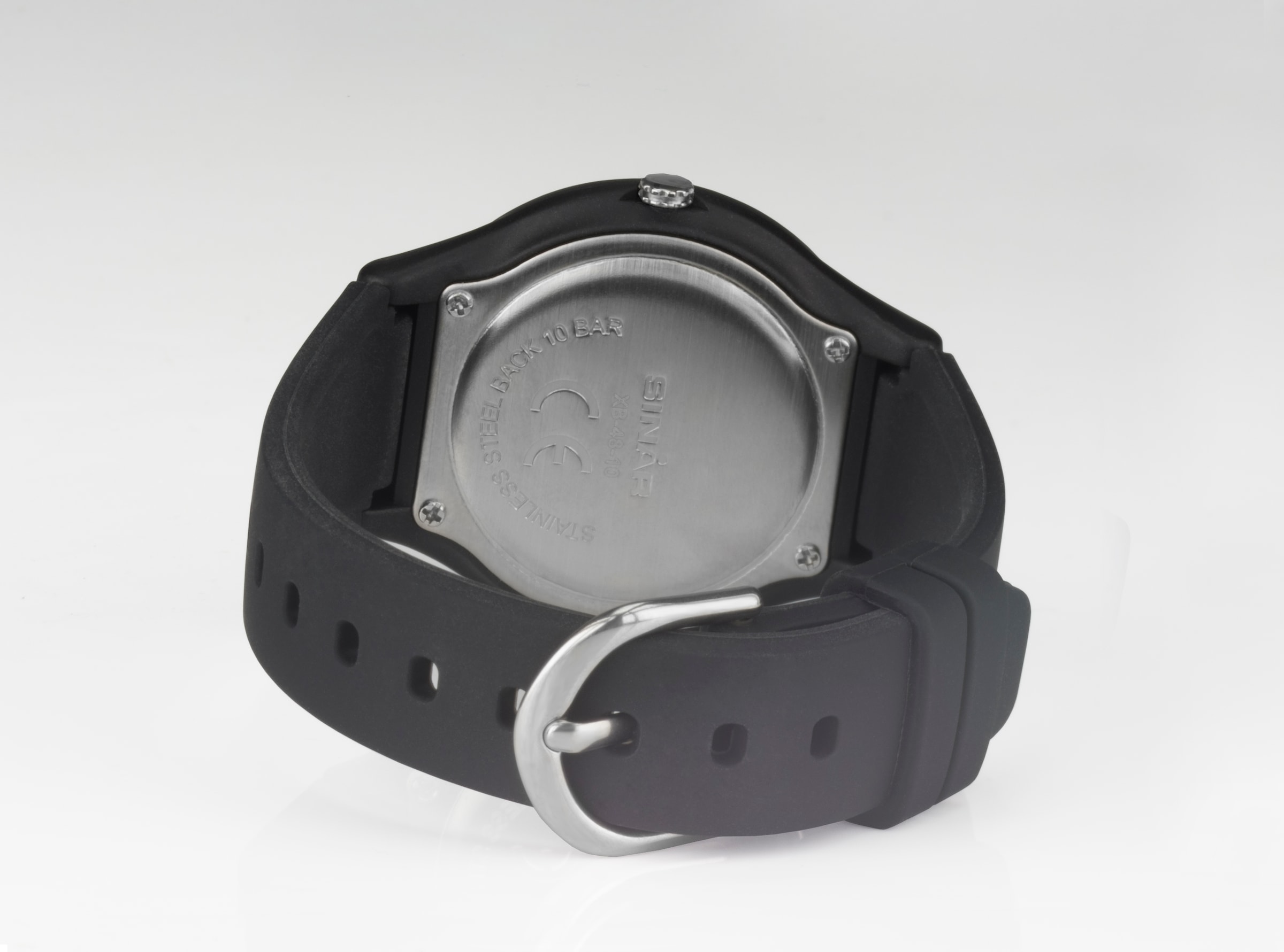 SINAR Quarzuhr, Armbanduhr, Damenuhr,Jugendliche, Silikonarmband, bis 10 bar wasserd.