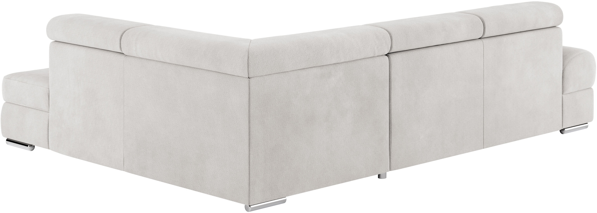 sit&more Ecksofa »Broadway L-Form«, mit verstellbaren Kopfteilen, wahlweise mit Bettfunktion