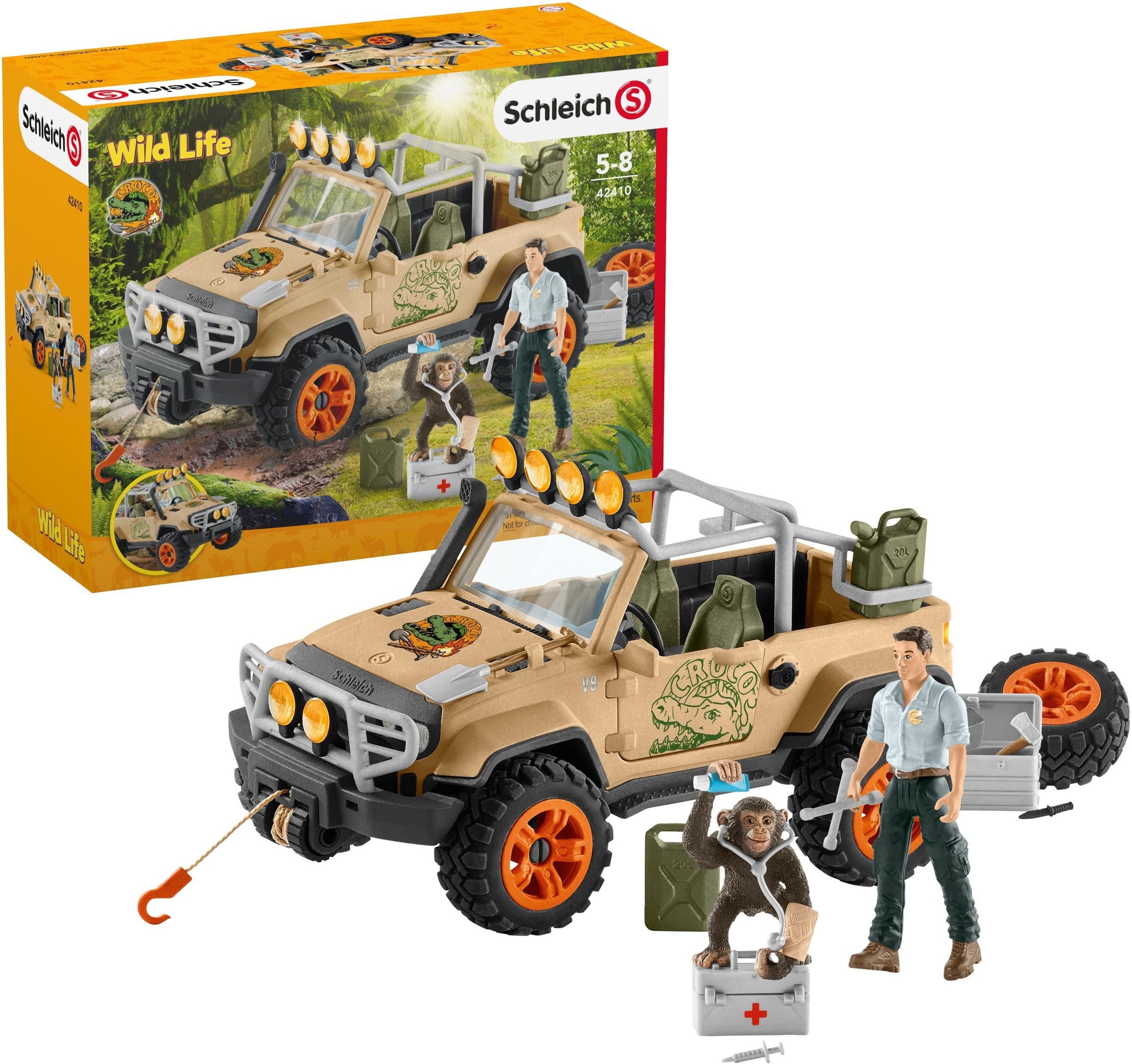 Schleich Spielzeug Auto Wild Life Gelandewagen Mit Seilwinde Set Gunstig Kaufen Quelle De