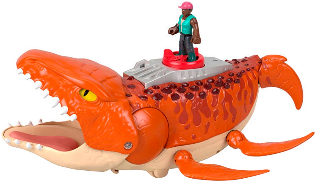 Fisher-Price® Spielfigur »Imaginext Jurassic World, Rebirth, Schnapp Mosasaurus«, mit Soundeffekten und Bewegungsmechanismen